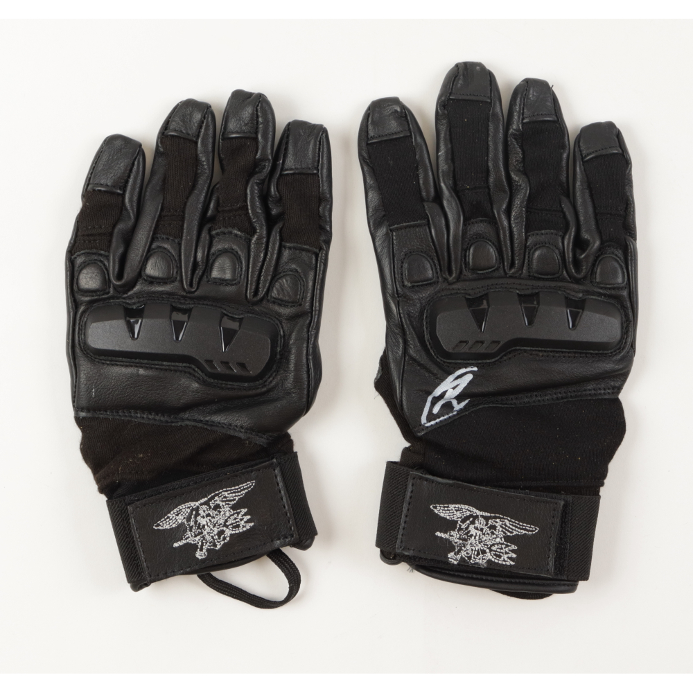 Robert J. O'Neill Signed Pair of Navy SEAL Tactical Gloves (PSA ...