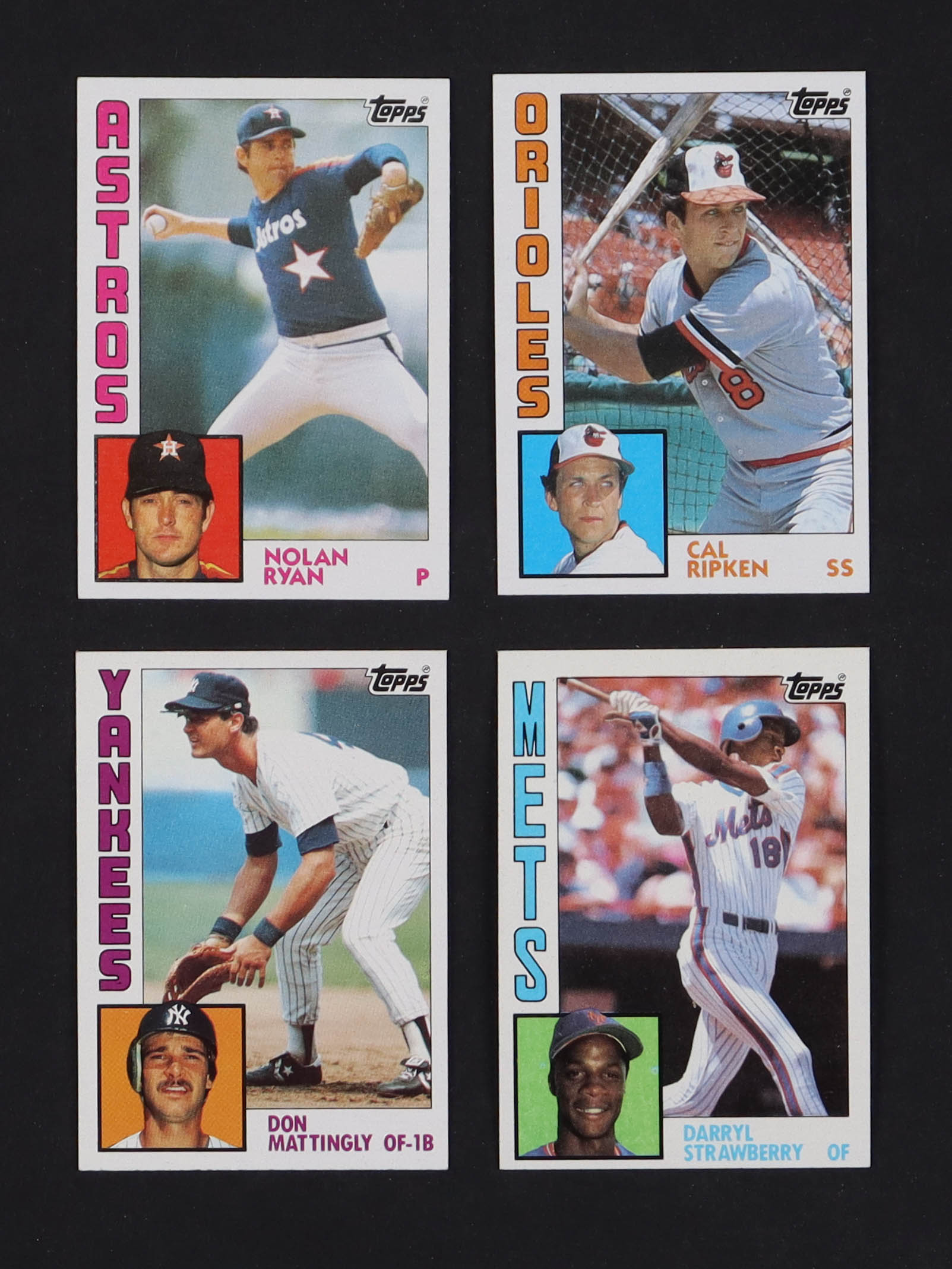 1984 Topps Baseball Complete Set of (792) Cards with Don Mattingly #8 RC, Cal Ripken #490, Darryl Strawberry #182 RC, Nolan Ryan #470 at PristineAuction.com 1984 Topps Baseball Complete Set of (792) Cards with Don Mattingly #8 RC, Cal Ripken #490, Darryl Strawberry #182 RC, Nolan Ryan #470 at PristineAuction.com
