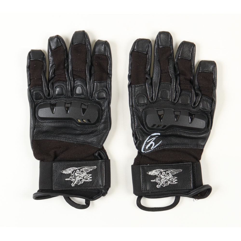 Robert J. O'Neill Signed Pair of Navy SEAL Tactical Gloves (PSA ...