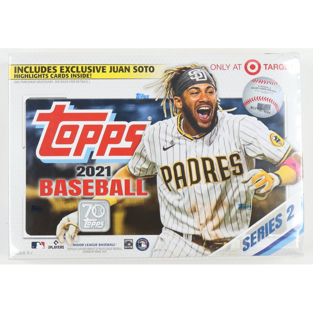 2021 Topps Series 2 Baseball Mega Box with (16) Packs Pristine Auction