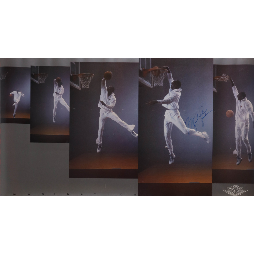 michael jordan signed poster