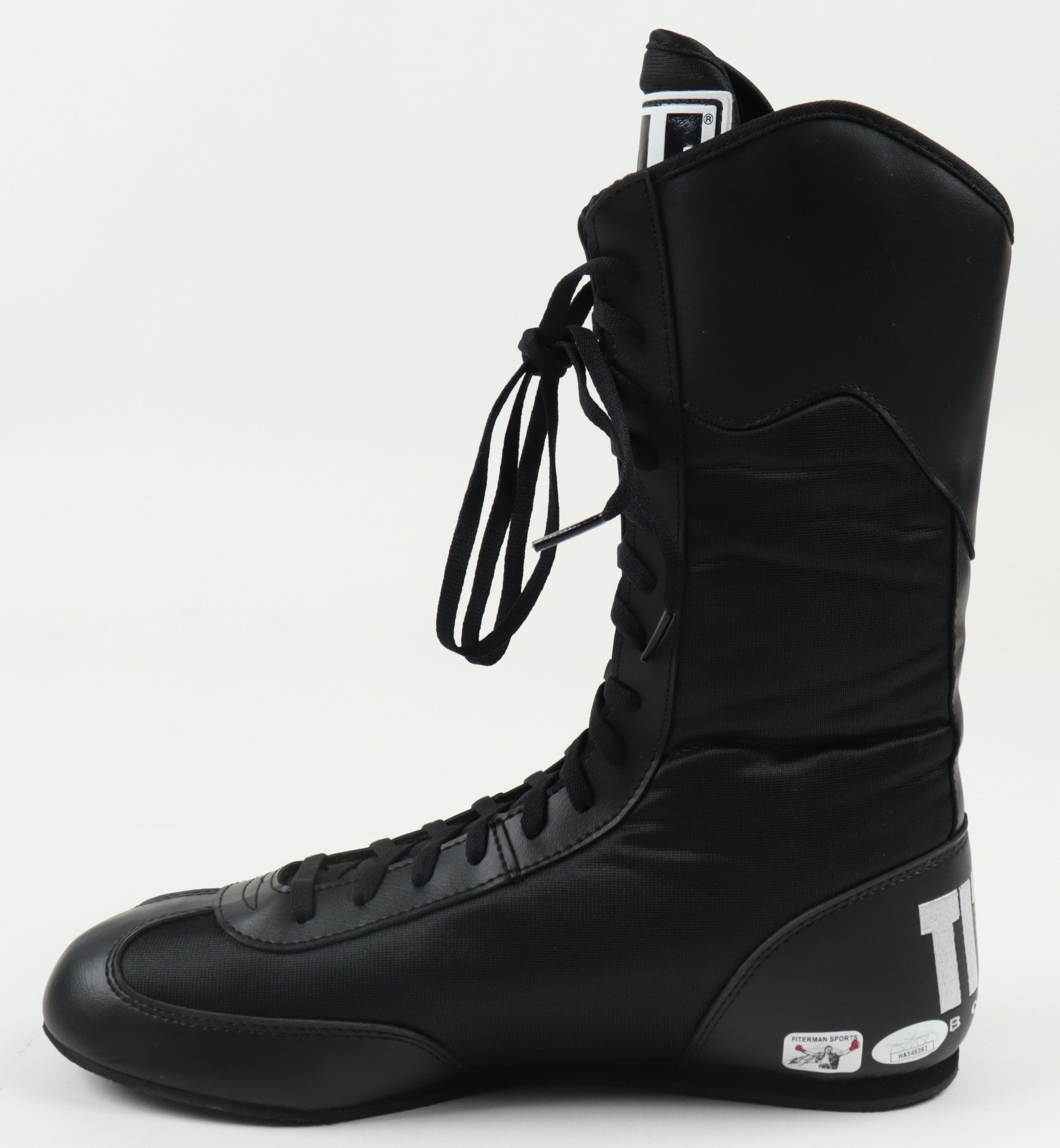 Mike Tyson Signed Title Boxing Shoe (JSA & Tyson) at PristineAuction.com Mike Tyson Signed Title Boxing Shoe (JSA & Tyson) at PristineAuction.com