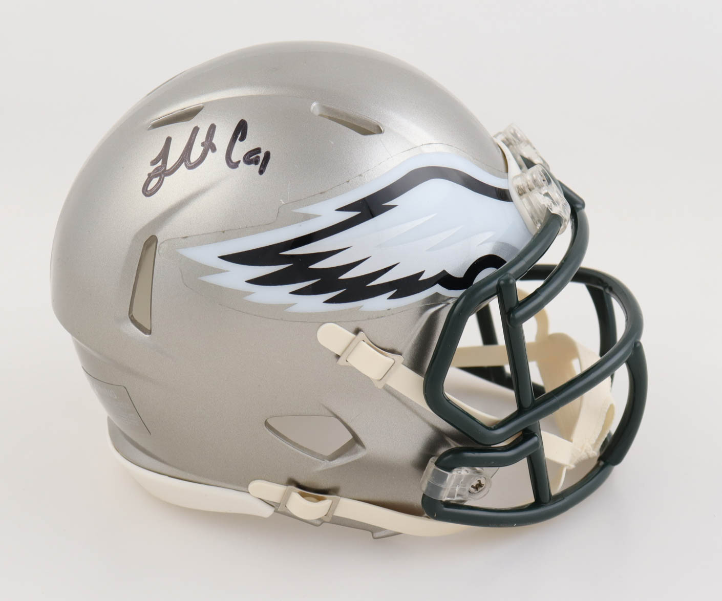 Fletcher Cox Signed Eagles Flash Alternate Speed Mini Helmet (JSA) at PristineAuction.com Fletcher Cox Signed Eagles Flash Alternate Speed Mini Helmet (JSA) at PristineAuction.com