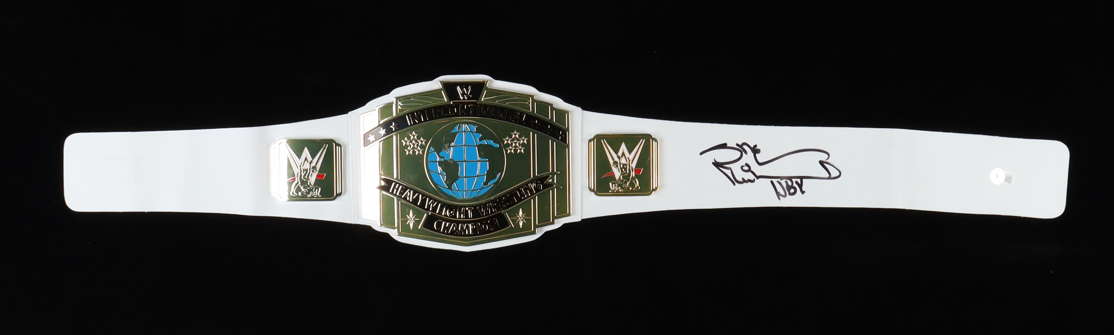 Shawn Michaels WWE Championship Belt Inscribed "HBK" (Beckett) at PristineAuction.com Shawn Michaels WWE Championship Belt Inscribed "HBK" (Beckett) at PristineAuction.com