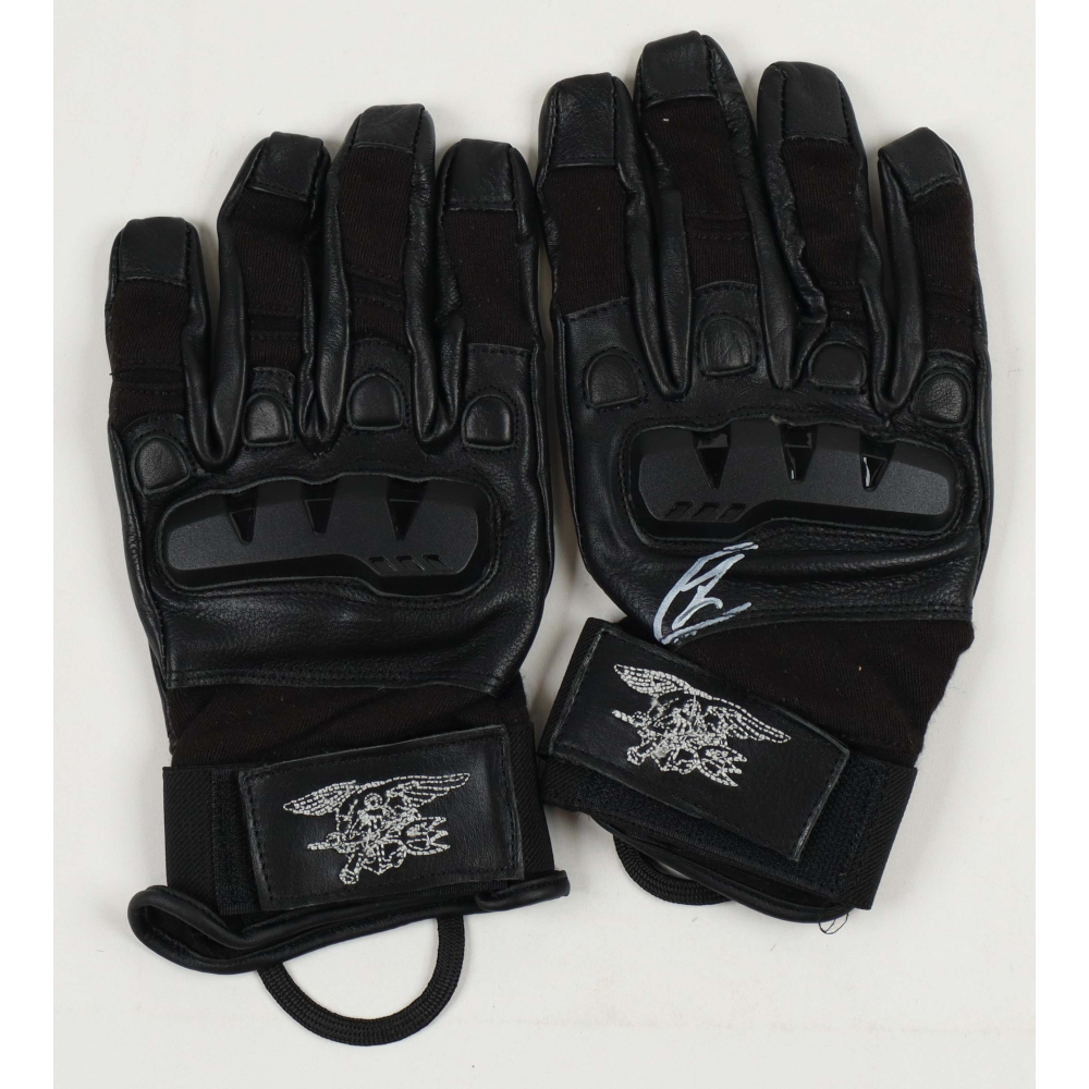 Robert J. O'Neill Signed Pair of Navy SEAL Tactical Gloves (PSA ...