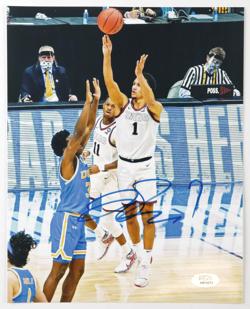 Jalen Suggs Signed Gonzaga Bulldogs 8x10 Photo (PSA) at PristineAuction.com Jalen Suggs Signed Gonzaga Bulldogs 8x10 Photo (PSA) at PristineAuction.com
