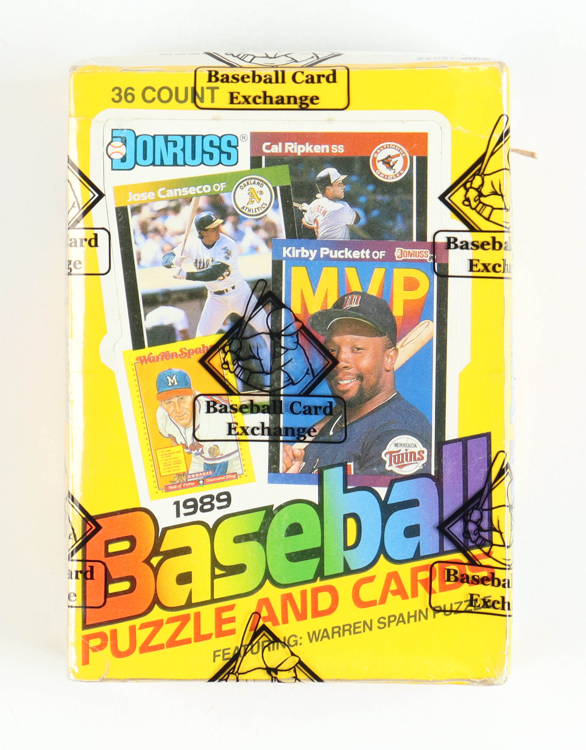 1989 Donruss Baseball Wax Box with (36) Packs (BBCE) at PristineAuction.com 1989 Donruss Baseball Wax Box with (36) Packs (BBCE) at PristineAuction.com