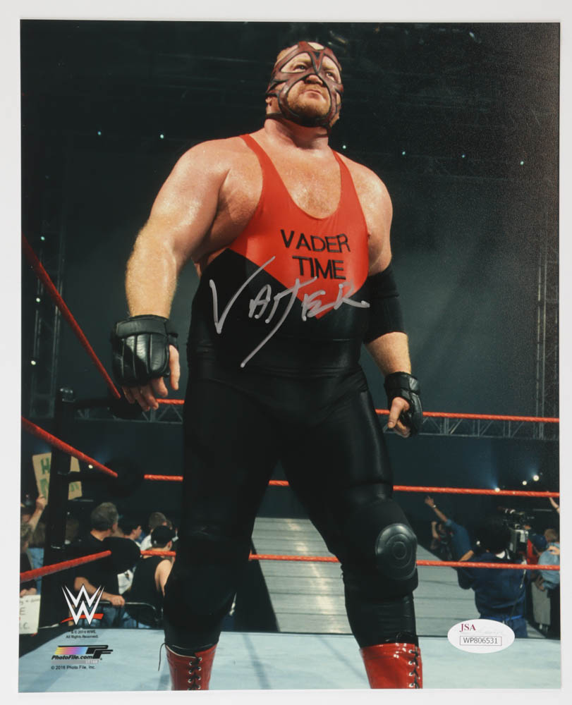 Big Van Vader Signed WWE 8x10 Photo (JSA) at PristineAuction.com Big Van Vader Signed WWE 8x10 Photo (JSA) at PristineAuction.com