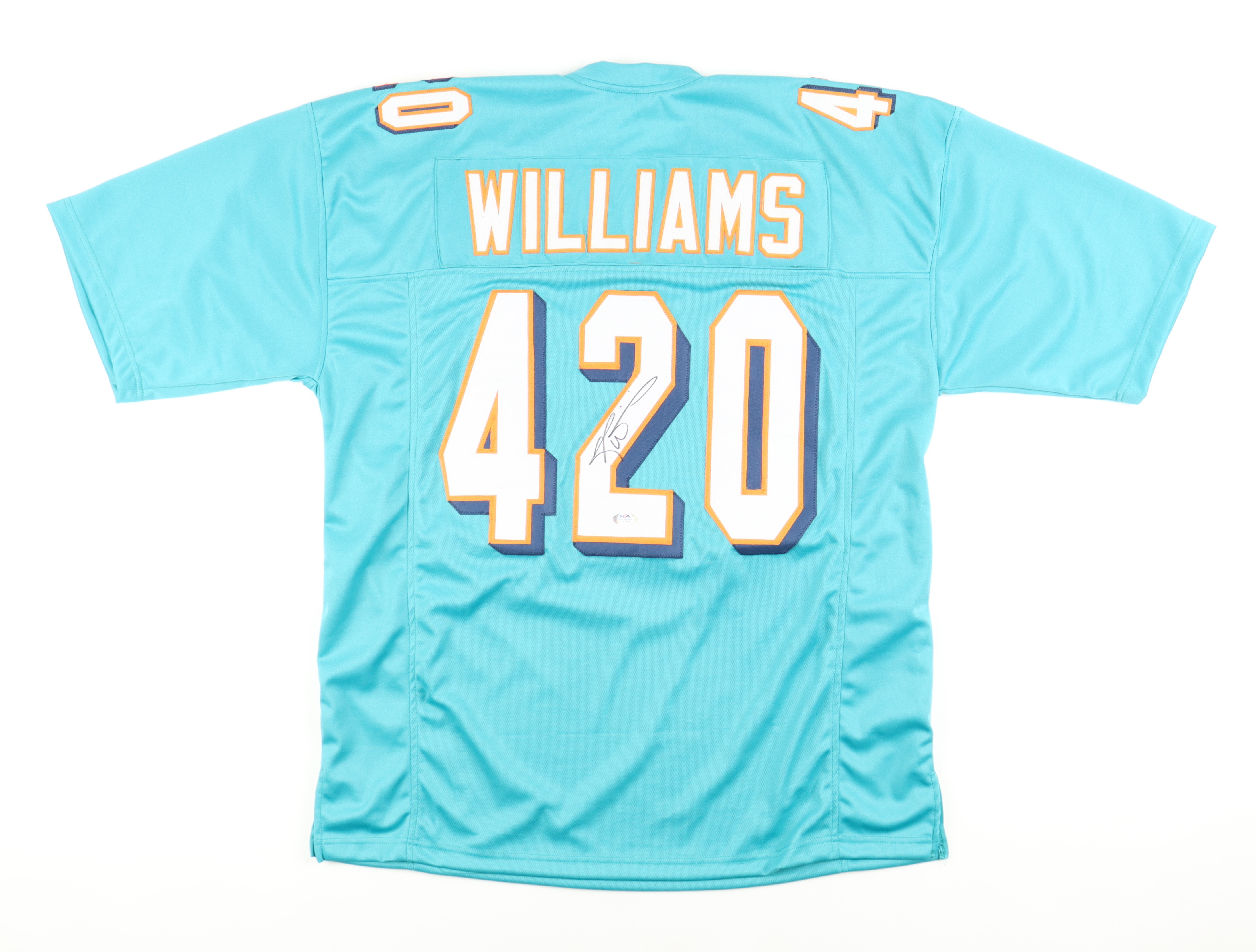 Ricky Williams Signed Jersey (PSA) at PristineAuction.com Ricky Williams Signed Jersey (PSA) at PristineAuction.com