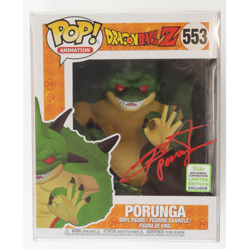 Christopher Sabat Signed "Dragon Ball Z" 553 Porunga Funko Pop! Vinyl