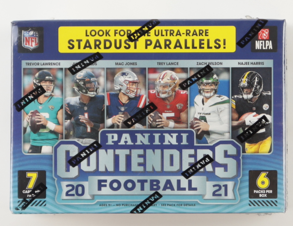 2021 Panini Contenders Football Blaster Box with (6) Packs at PristineAuction.com 2021 Panini Contenders Football Blaster Box with (6) Packs at PristineAuction.com
