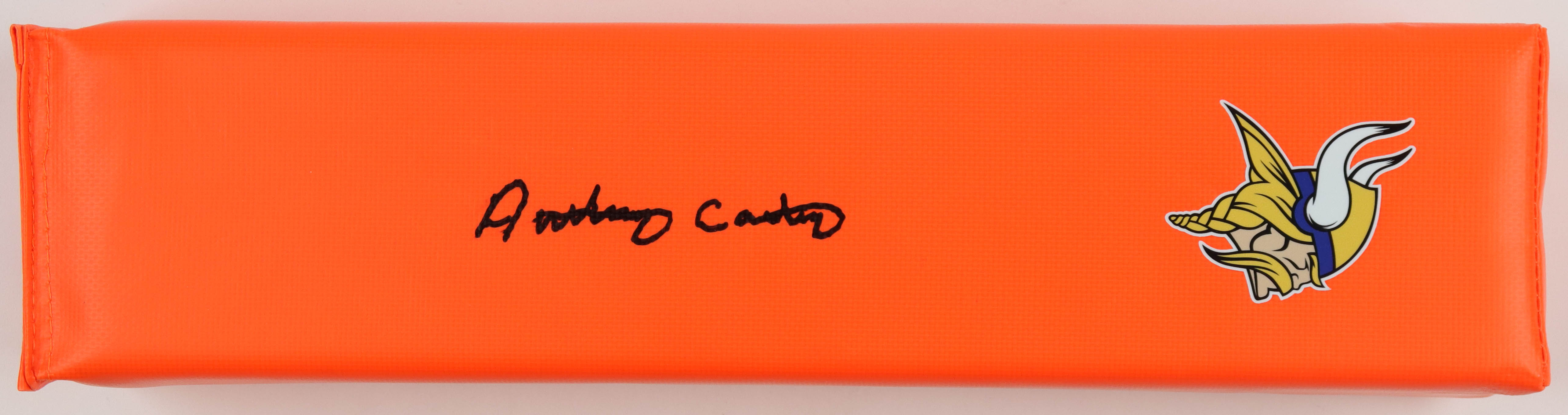 Anthony Carter Signed Vikings Full-Size Endzone Pylon (JSA) at PristineAuction.com Anthony Carter Signed Vikings Full-Size Endzone Pylon (JSA) at PristineAuction.com