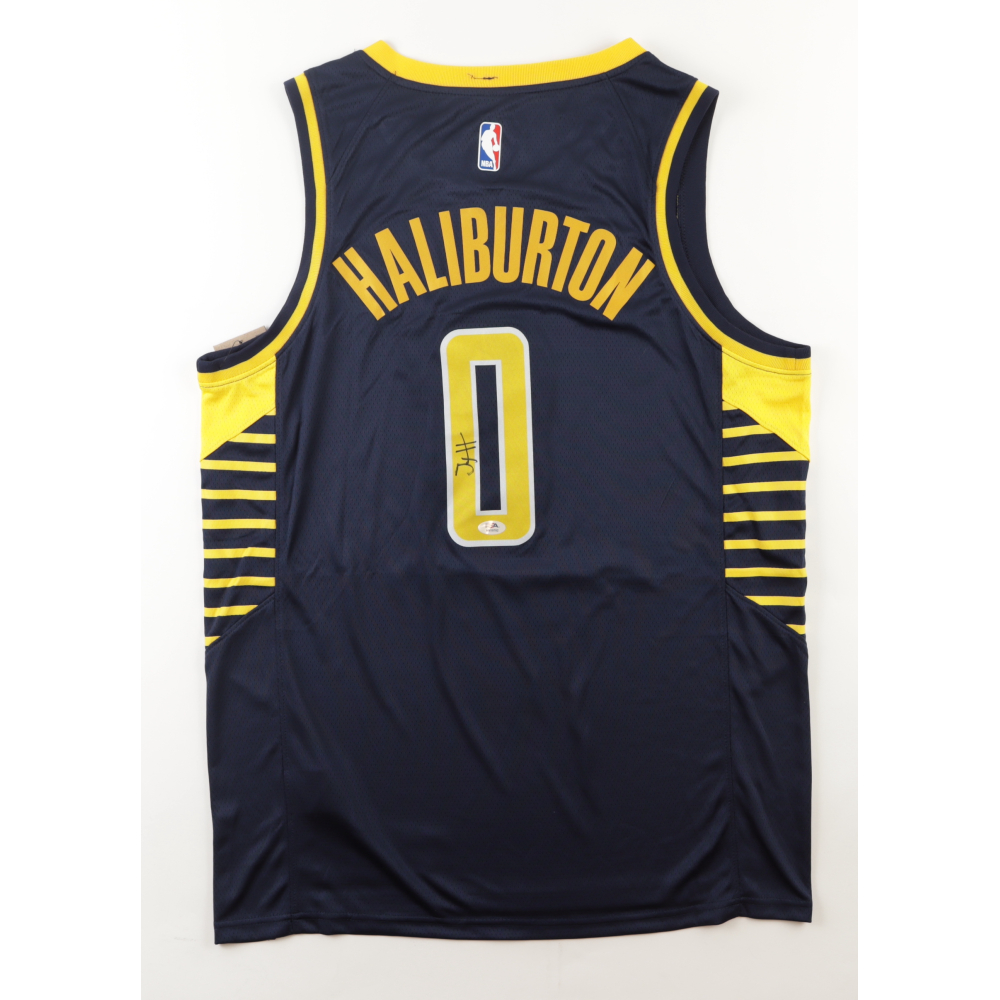 Tyrese Haliburton Signed Jersey (PSA) Pristine Auction