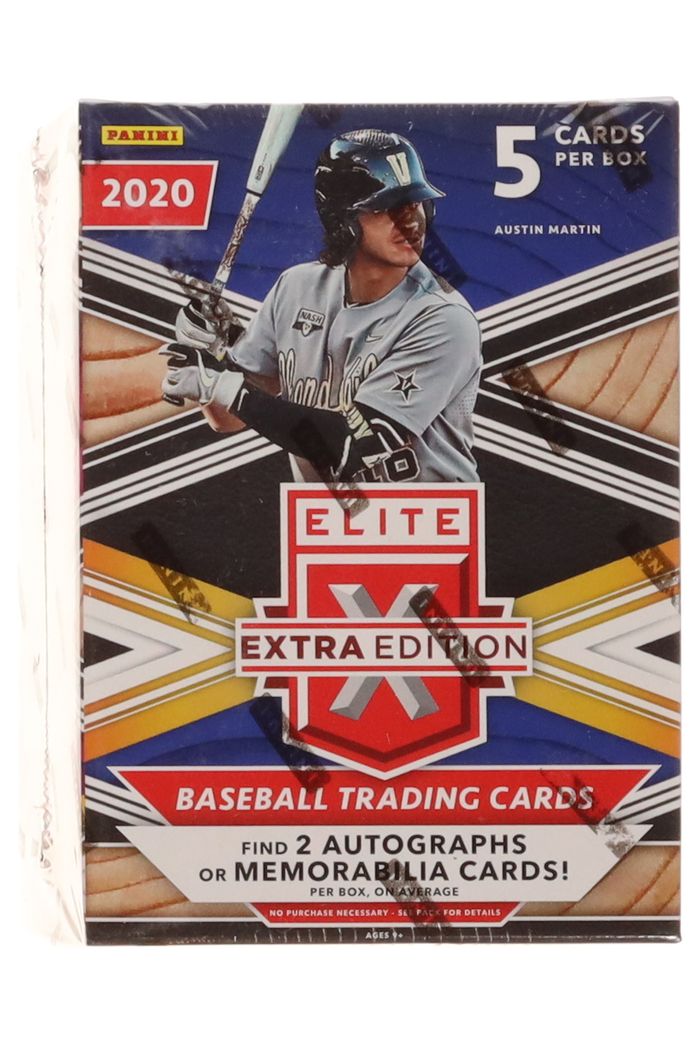 2020 Panini Elite Extra Edition Baseball Blaster Box with (5) Cards at PristineAuction.com 2020 Panini Elite Extra Edition Baseball Blaster Box with (5) Cards at PristineAuction.com