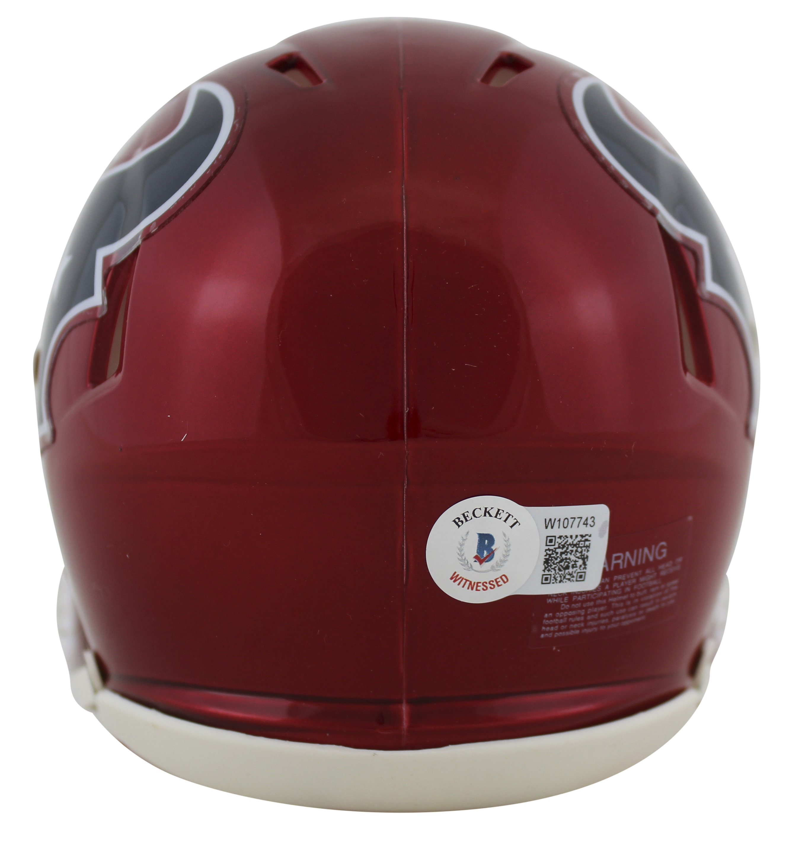 Andre Johnson Signed Texans Flash Alternate Speed Mini Helmet (Beckett) at PristineAuction.com Andre Johnson Signed Texans Flash Alternate Speed Mini Helmet (Beckett) at PristineAuction.com