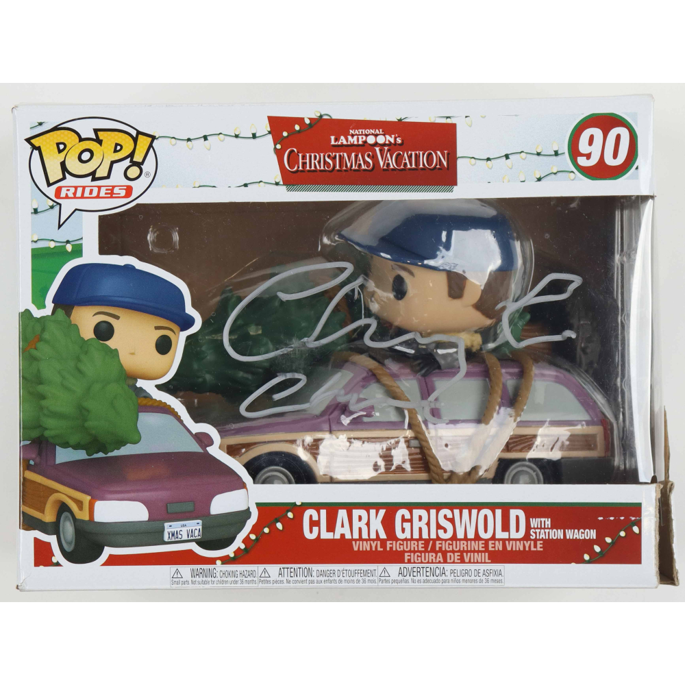 Chevy Chase Signed "National Lampoon's Christmas Vacation" 90 Funko