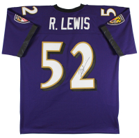 Ray Lewis Signed Ravens Mitchell & Ness Authentic Jersey (Beckett) at PristineAuction.com