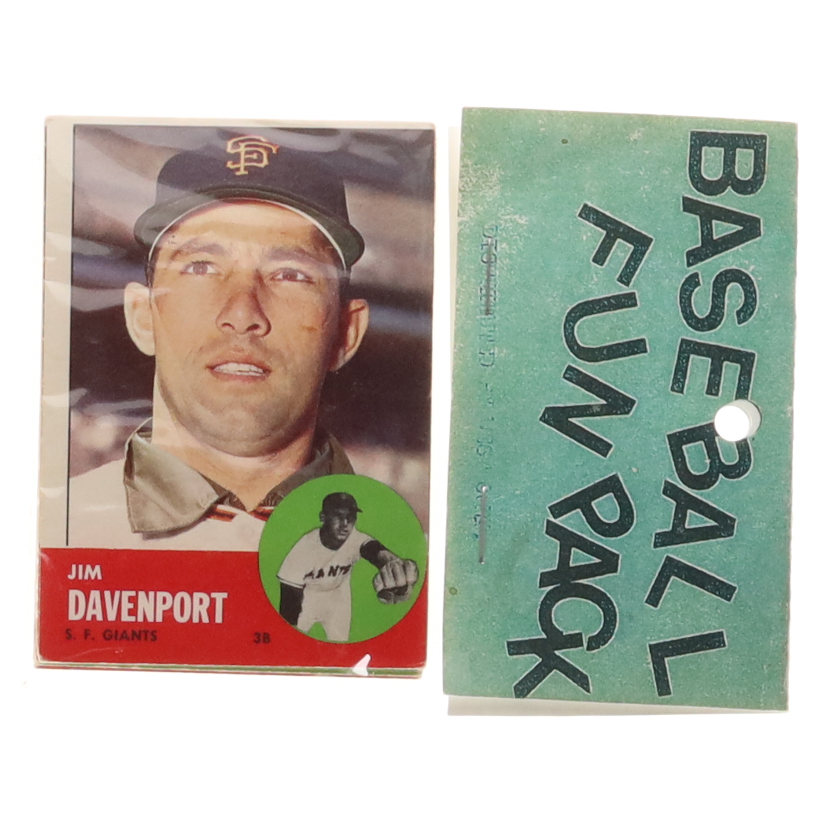 1963 Topps Baseball Card Fun Pack with (10) Cards at PristineAuction.com 1963 Topps Baseball Card Fun Pack with (10) Cards at PristineAuction.com