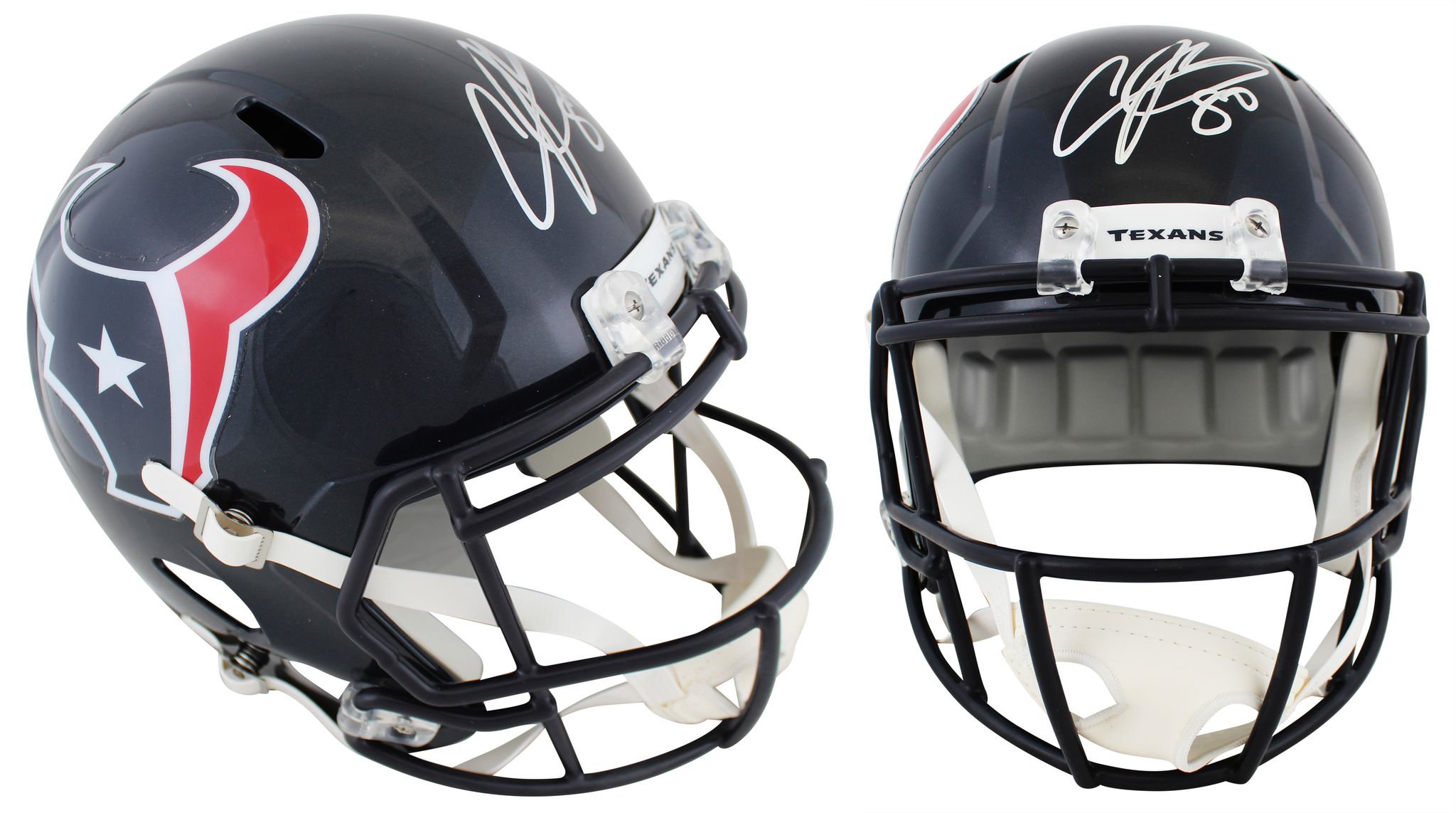 Andre Johnson Signed Texans Full-Size Speed Helmet (Beckett) at PristineAuction.com Andre Johnson Signed Texans Full-Size Speed Helmet (Beckett) at PristineAuction.com