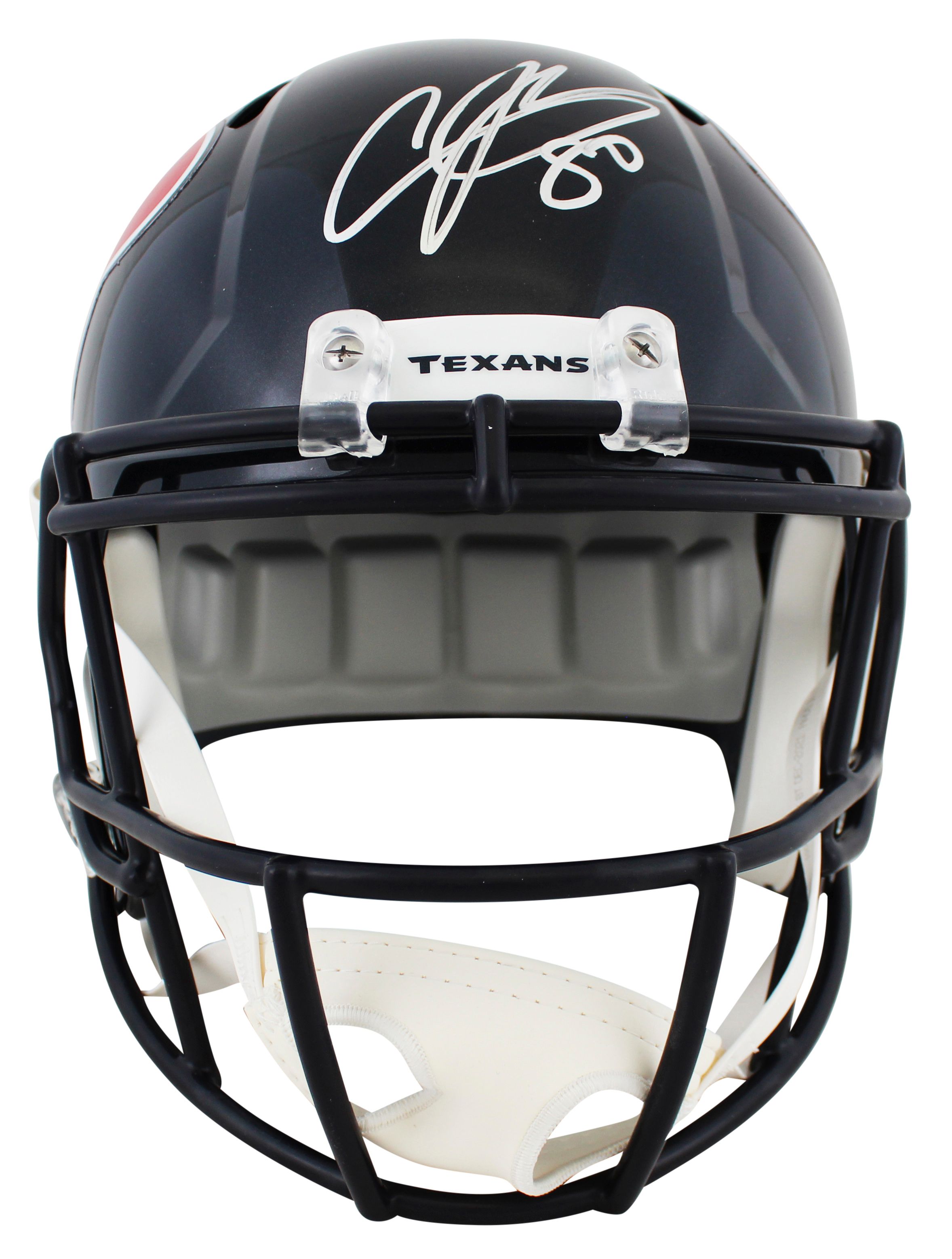 Andre Johnson Signed Texans Full-Size Speed Helmet (Beckett) at PristineAuction.com Andre Johnson Signed Texans Full-Size Speed Helmet (Beckett) at PristineAuction.com