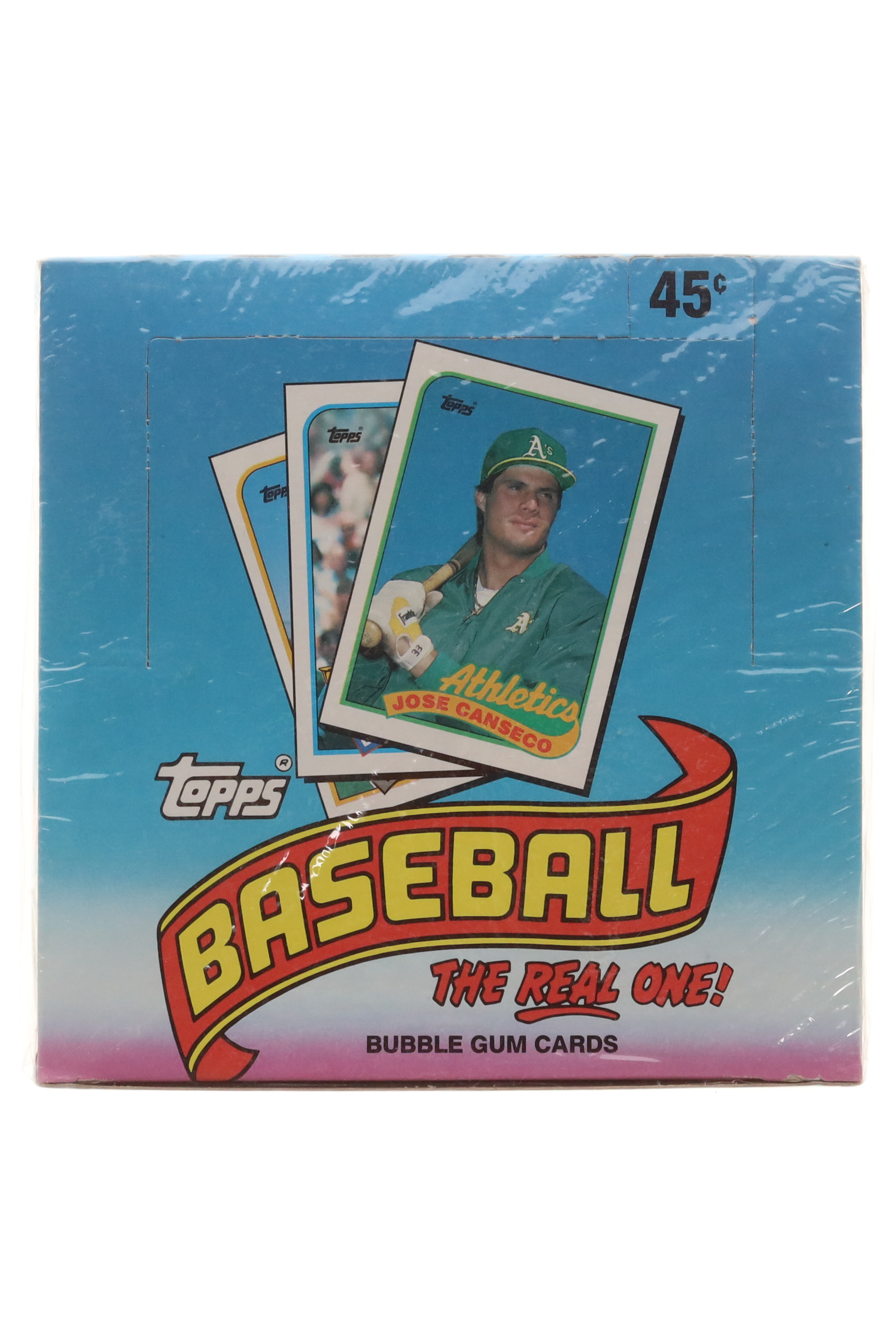 1989 Topps Baseball Wax Box with (36) Packs at PristineAuction.com 1989 Topps Baseball Wax Box with (36) Packs at PristineAuction.com