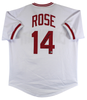 Pete Rose Signed Jersey Inscribed "4256" (Beckett) at PristineAuction.com