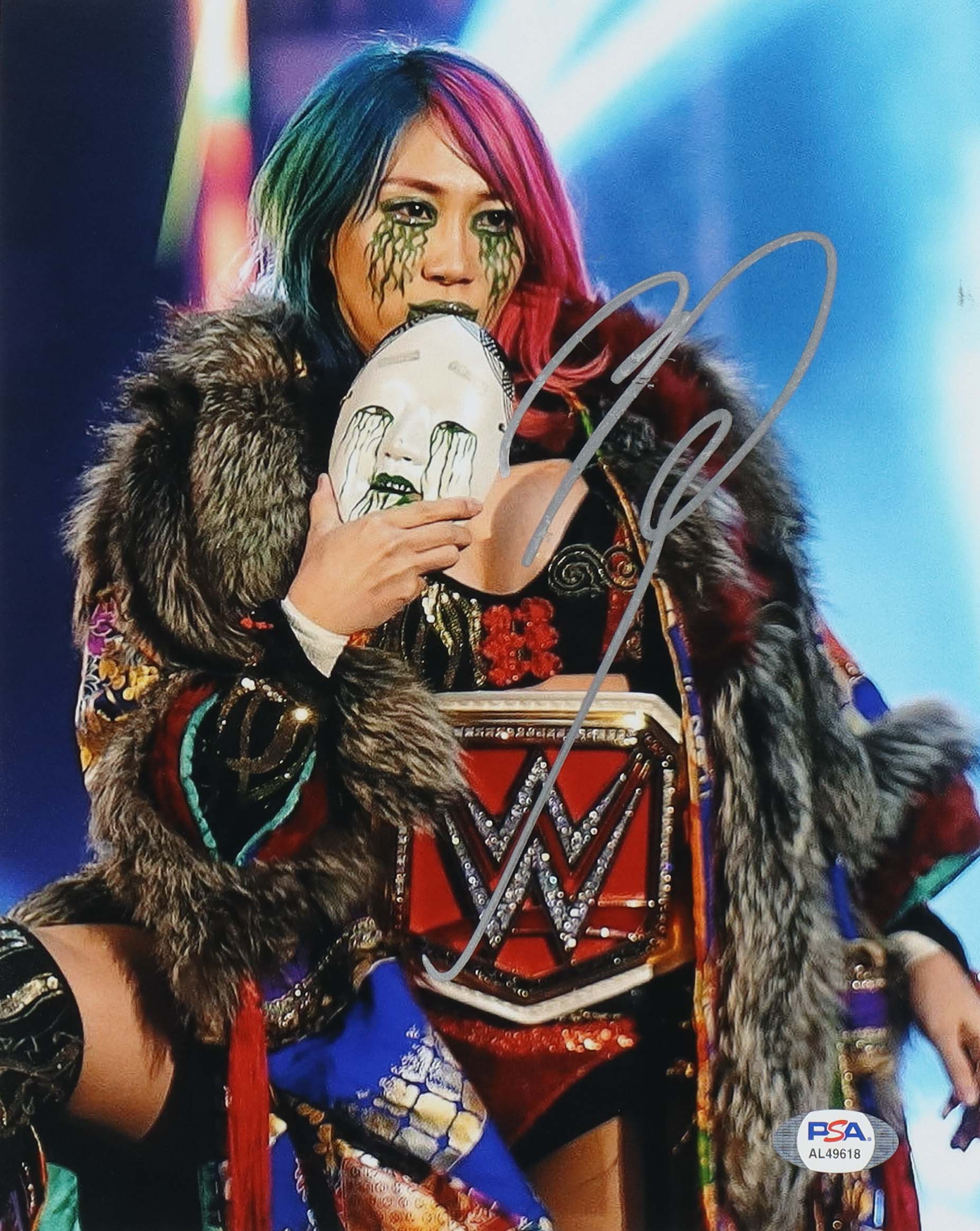 Asuka Signed WWE 8x10 Photo (PSA) at PristineAuction.com Asuka Signed WWE 8x10 Photo (PSA) at PristineAuction.com