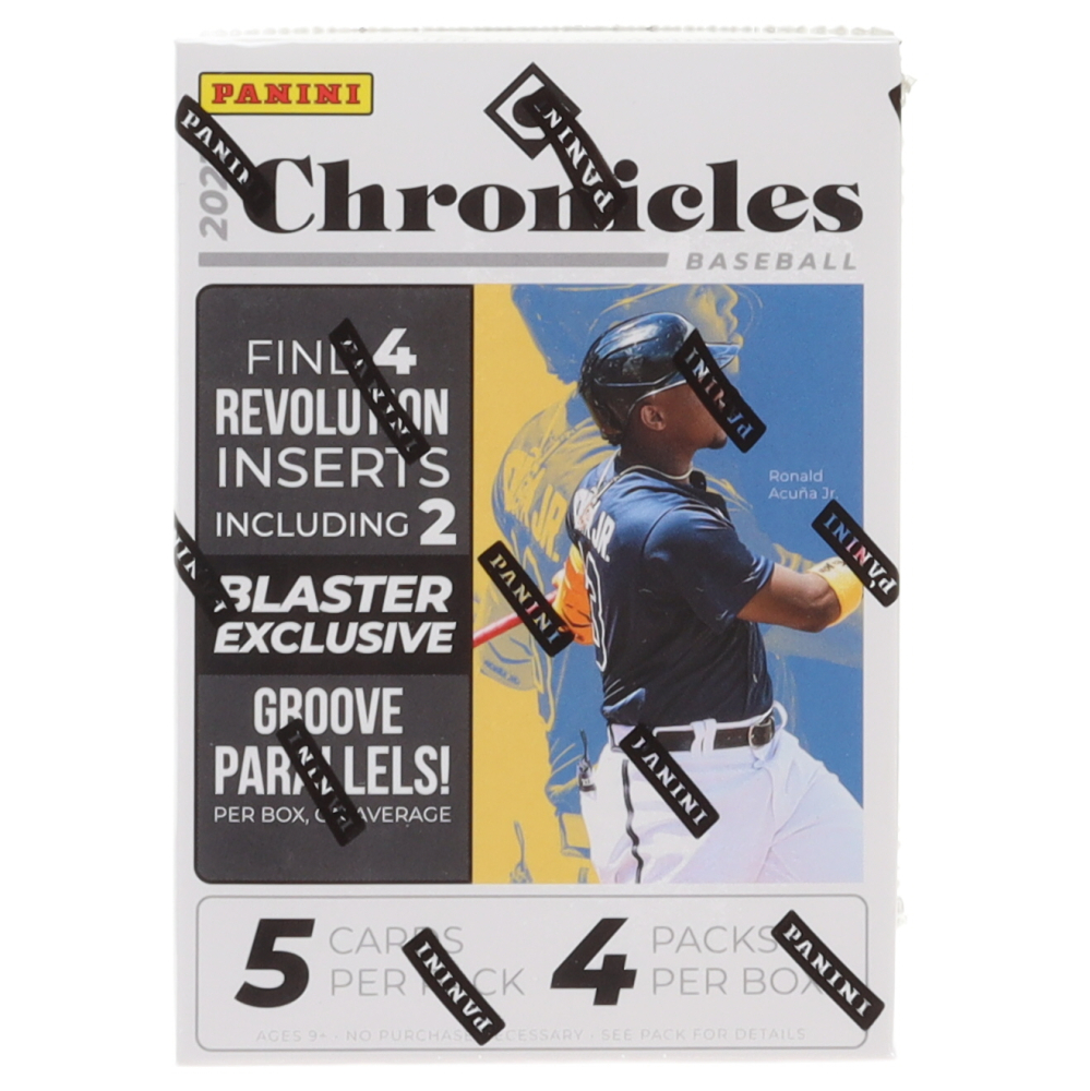 2021 Panini Chronicles Baseball Factory Sealed 20-Box Blaster Case