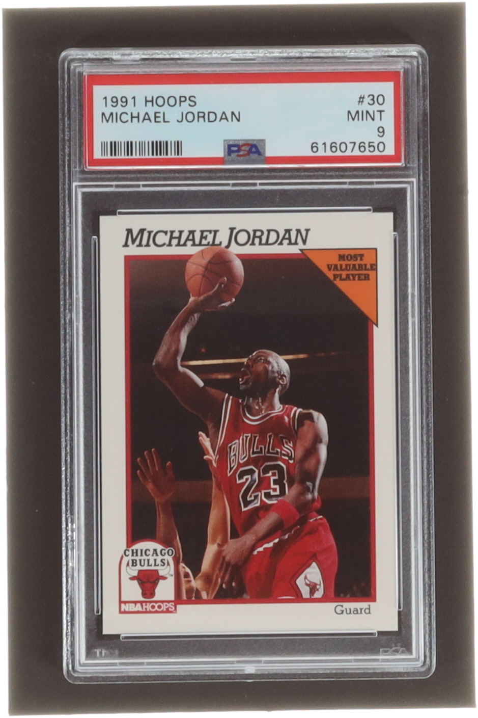 Michael Jordan 1991-92 Hoops #30 (PSA 9) at PristineAuction.com Michael Jordan 1991-92 Hoops #30 (PSA 9) at PristineAuction.com