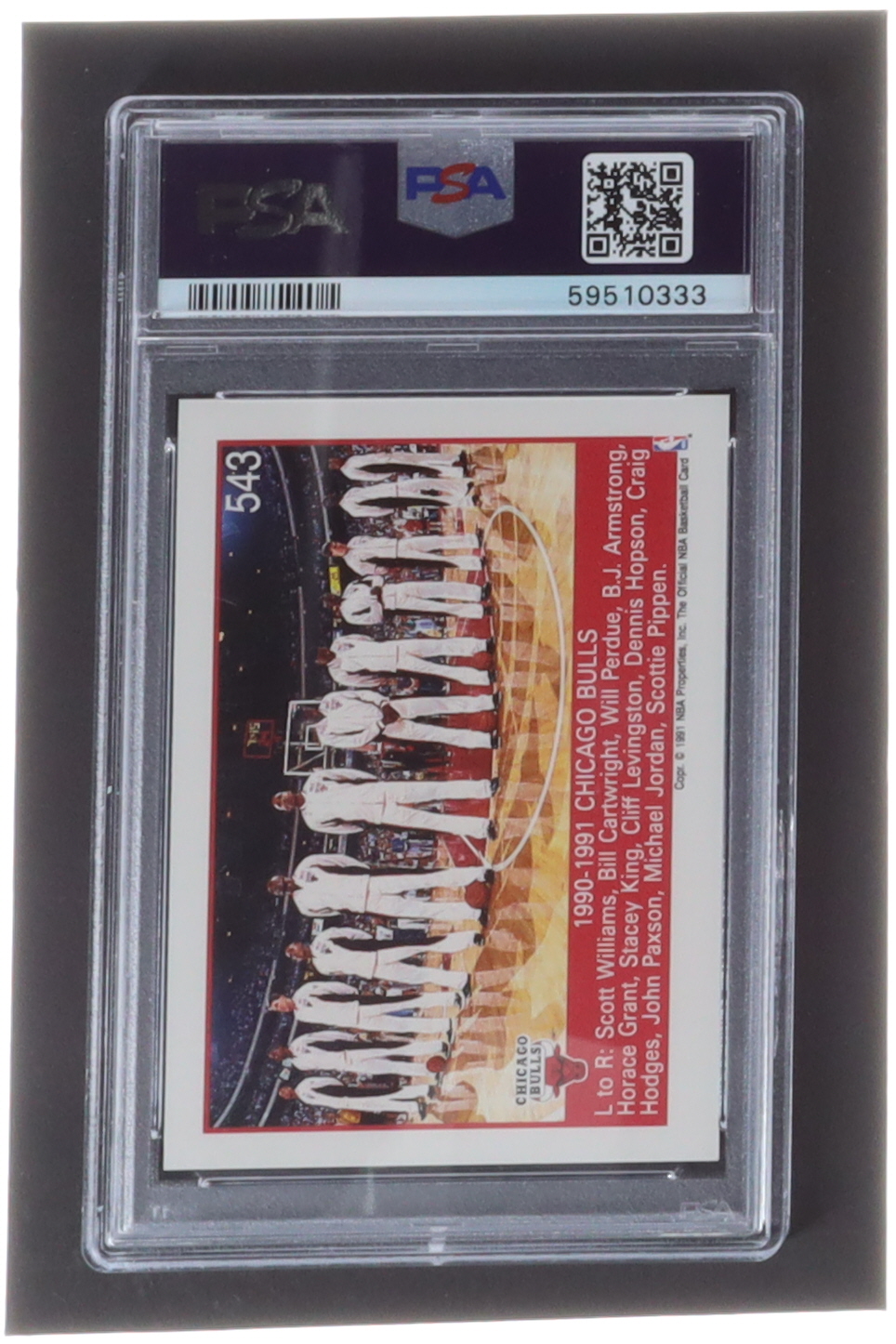 Michael Jordan 1991-92 Hoops #543 FIN (PSA 9) at PristineAuction.com Michael Jordan 1991-92 Hoops #543 FIN (PSA 9) at PristineAuction.com