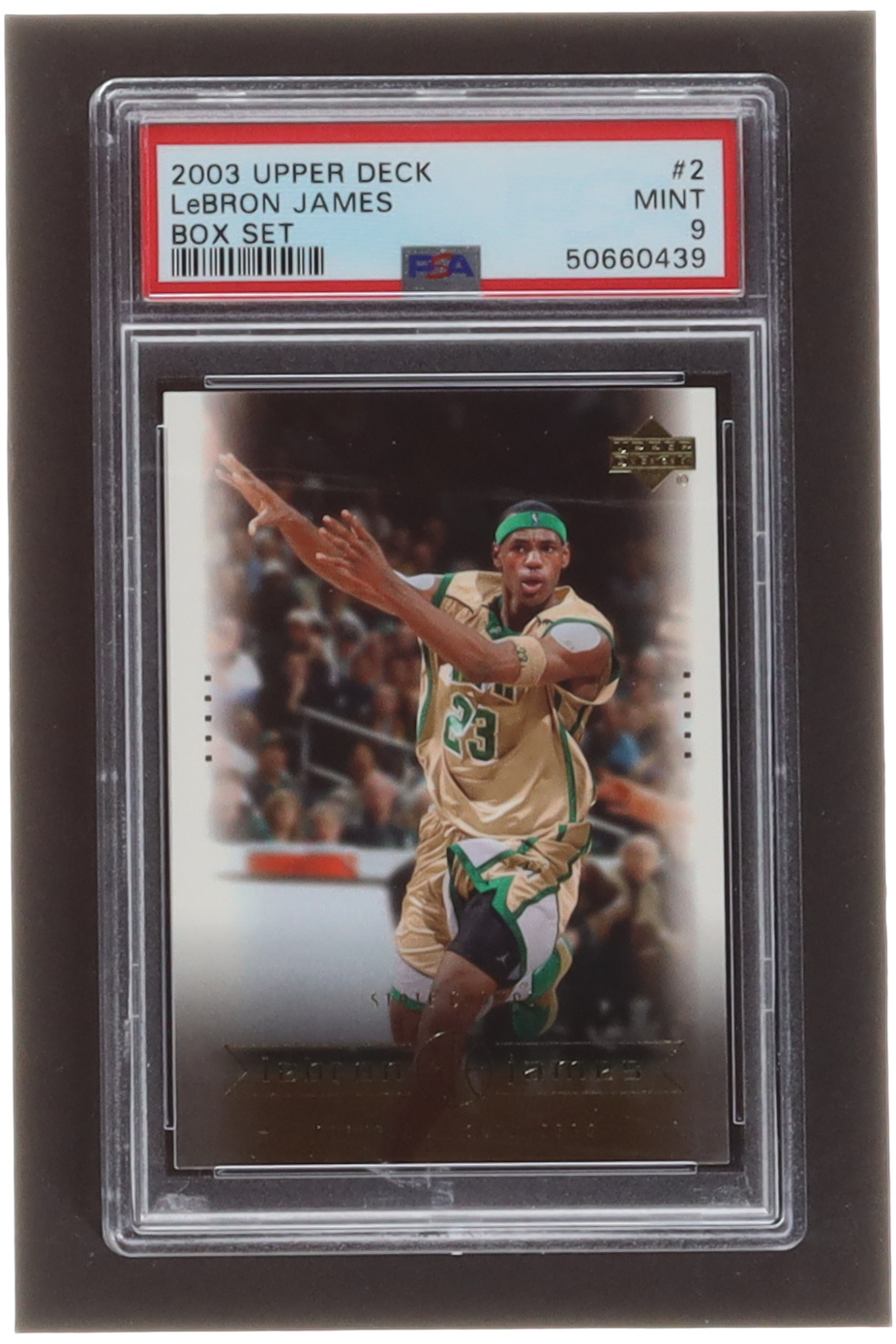 LeBron James 2003 Upper Deck LeBron James Box Set #2 / State Champs (PSA 9) at PristineAuction.com LeBron James 2003 Upper Deck LeBron James Box Set #2 / State Champs (PSA 9) at PristineAuction.com