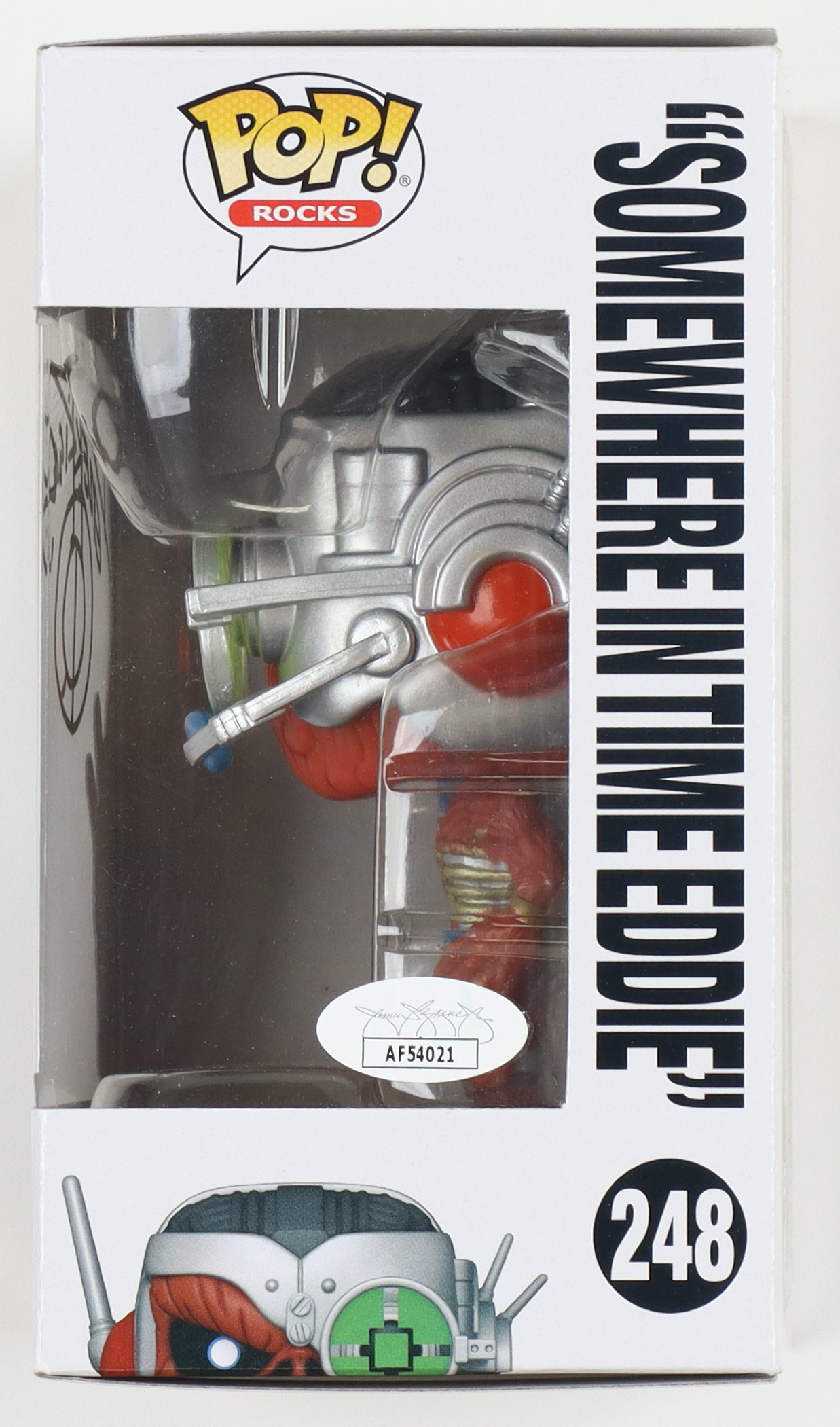Derek Riggs Signed "Iron Maiden" #249 Somewhere in Time Eddie Funko Pop! Vinyl Figure with Hand Drawn Sketch (JSA) at PristineAuction.com Derek Riggs Signed "Iron Maiden" #249 Somewhere in Time Eddie Funko Pop! Vinyl Figure with Hand Drawn Sketch (JSA) at PristineAuction.com