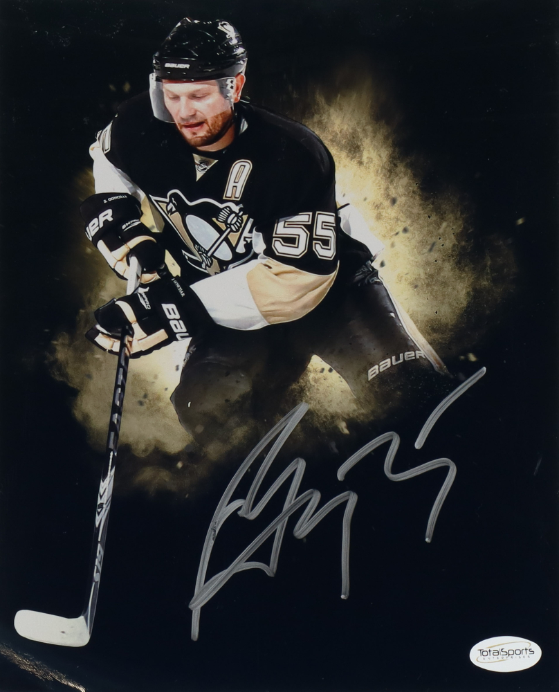 Sergei Gonchar Signed Penguins 8x10 Photo (TSE) | Pristine Auction