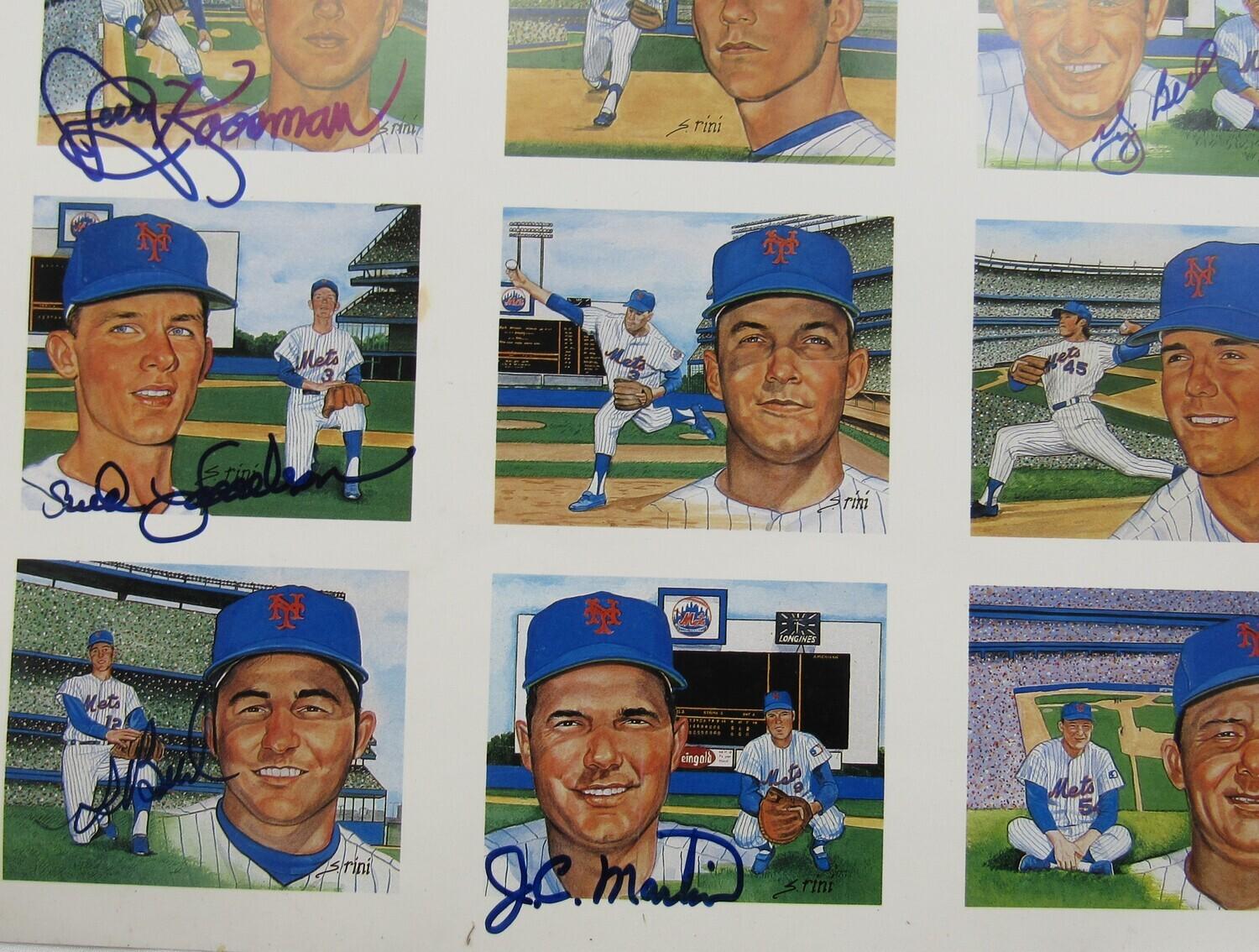 1969 World Champion Mets 17x22 Poster Team-Signed by (23) with Tom Seaver, Yogi Berra, Ralph Kiner, Art Shamsky, Jerry Koosman (JSA) at PristineAuction.com 1969 World Champion Mets 17x22 Poster Team-Signed by (23) with Tom Seaver, Yogi Berra, Ralph Kiner, Art Shamsky, Jerry Koosman (JSA) at PristineAuction.com