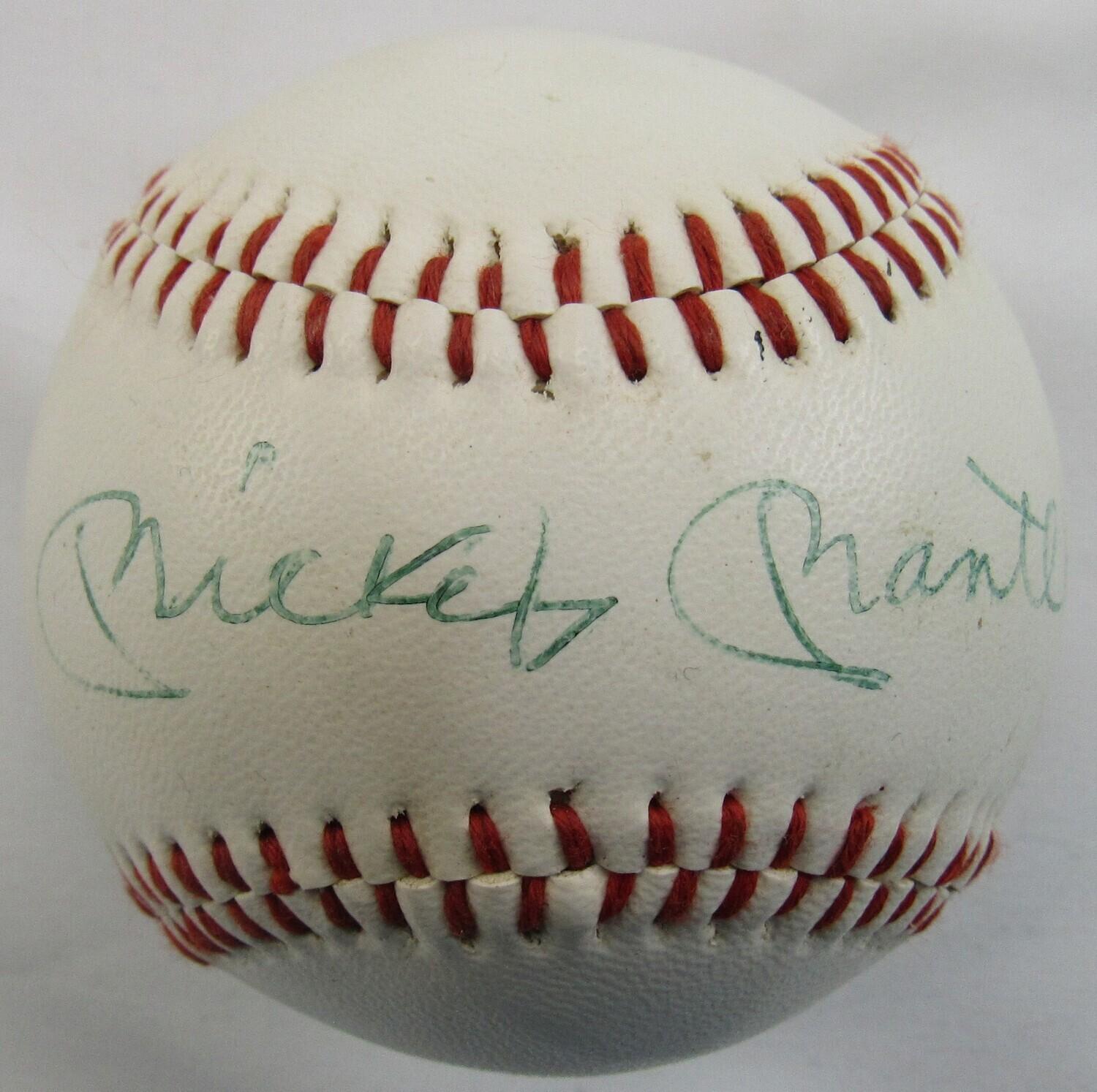 Mickey Mantle Signed Baseball (JSA) at PristineAuction.com Mickey Mantle Signed Baseball (JSA) at PristineAuction.com