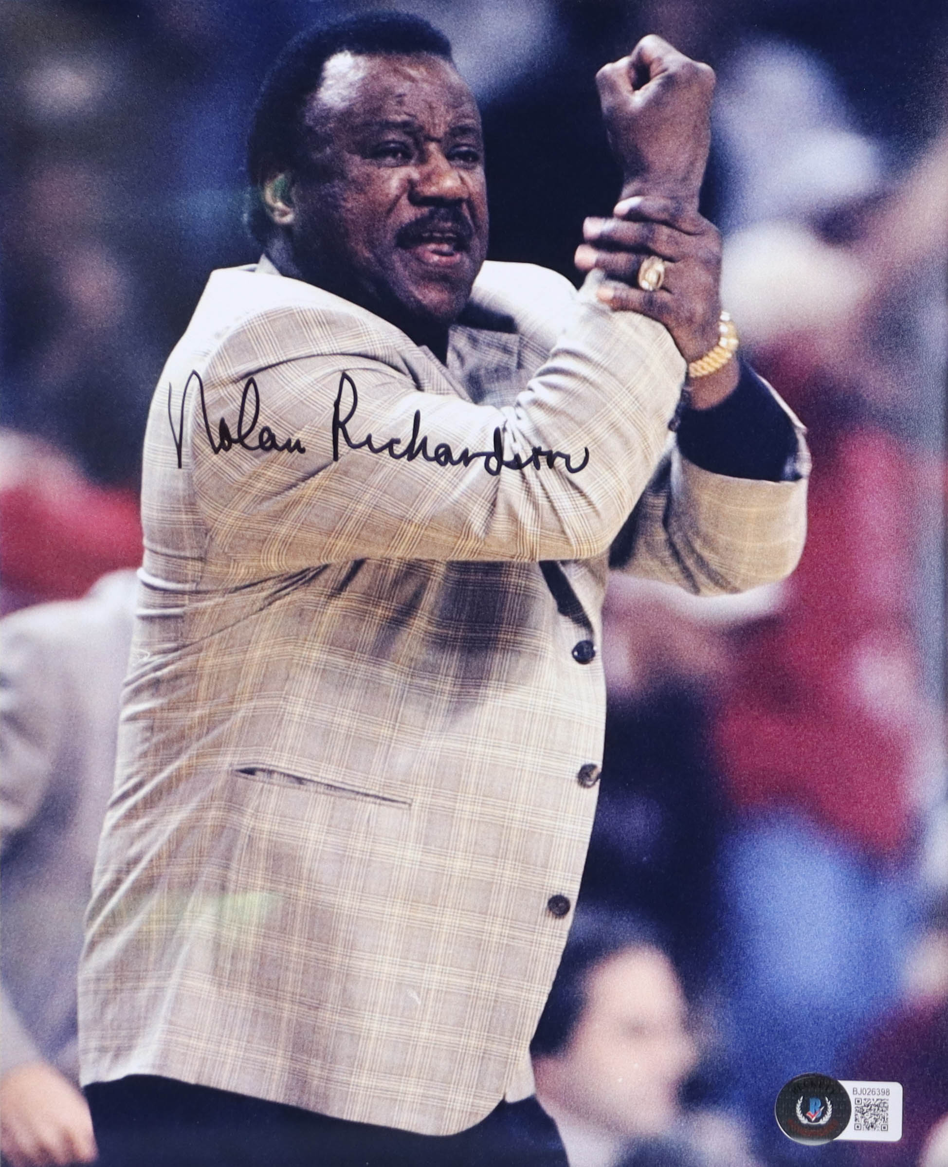 Nolan Richardson Signed Arkansas Razorbacks 8x10 Photo (Beckett) at PristineAuction.com Nolan Richardson Signed Arkansas Razorbacks 8x10 Photo (Beckett) at PristineAuction.com