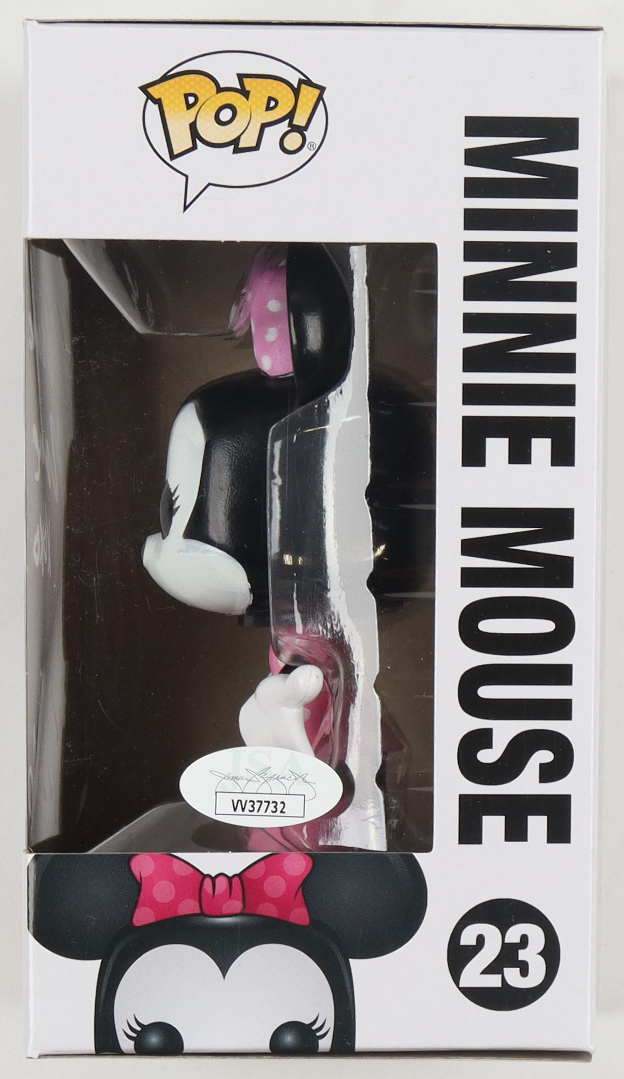 Kaitlyn Robrock Signed Disney #23 Minnie Mouse Funko Pop! Vinyl Figure Inscribed "Minnie Mouse XOXO" (JSA) at PristineAuction.com Kaitlyn Robrock Signed Disney #23 Minnie Mouse Funko Pop! Vinyl Figure Inscribed "Minnie Mouse XOXO" (JSA) at PristineAuction.com