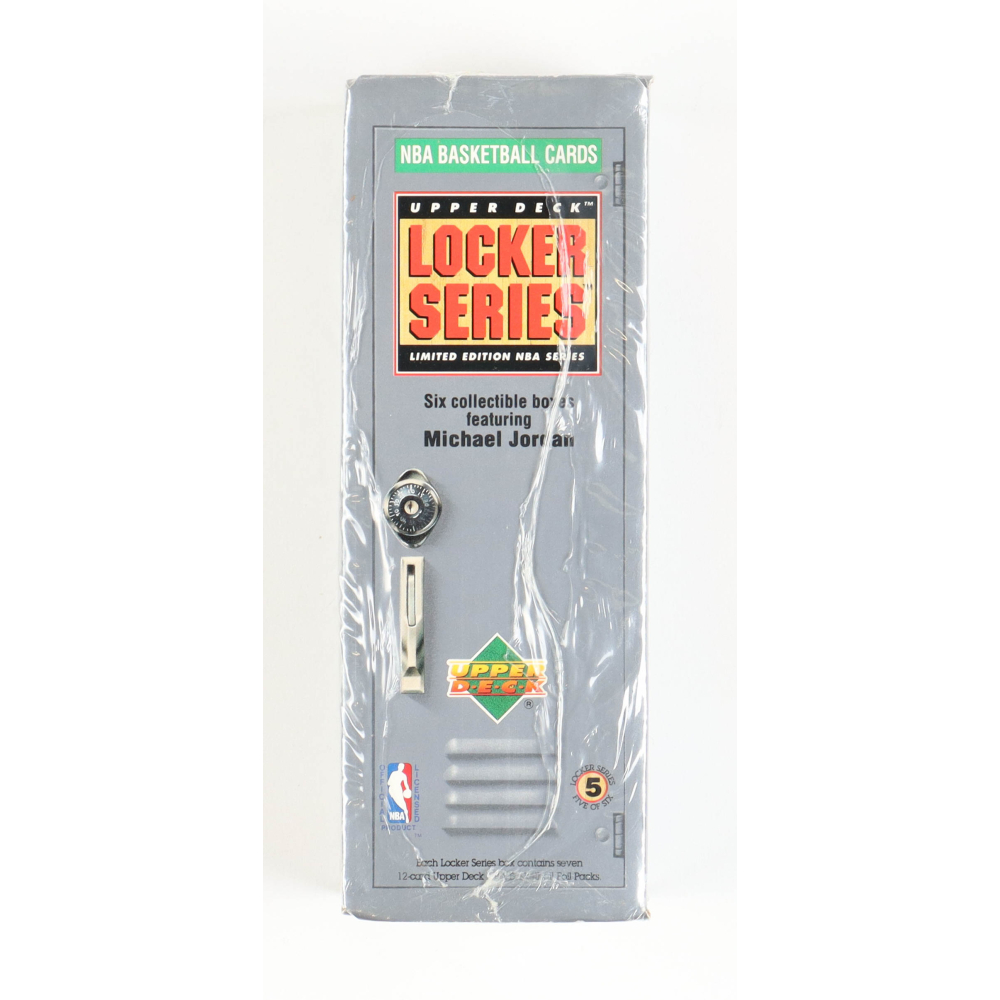 1991 Upper Deck NBA Michael Jordan Locker Series 5 Box with (7) Packs Pristine Auction