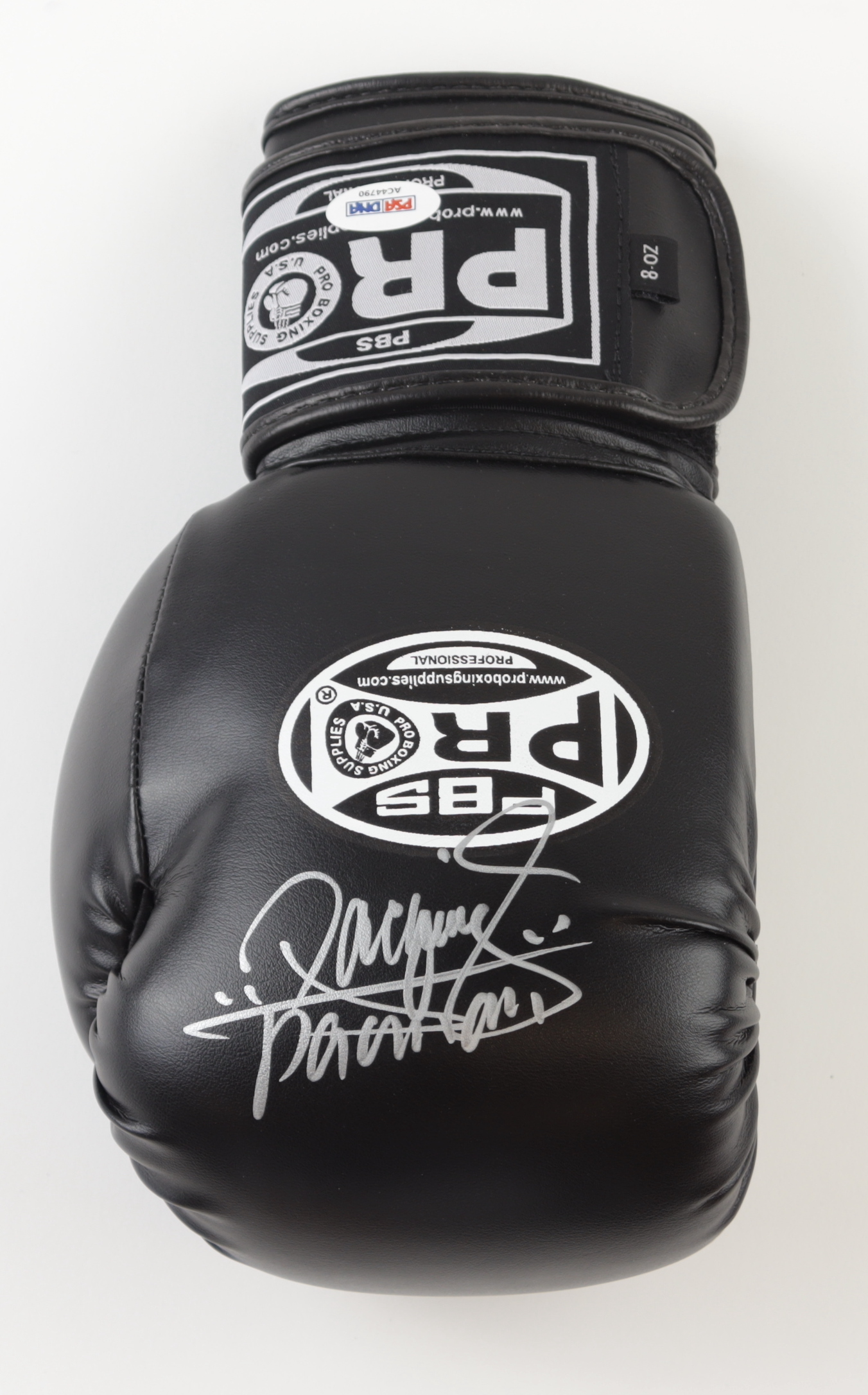 Manny Pacquiao Signed PBS Pro Boxing Glove (PSA) at PristineAuction.com Manny Pacquiao Signed PBS Pro Boxing Glove (PSA) at PristineAuction.com