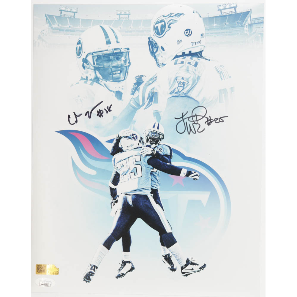 Chris Johnson & LenDale White Signed Titans 11x14 Photo (JSA & Players ...