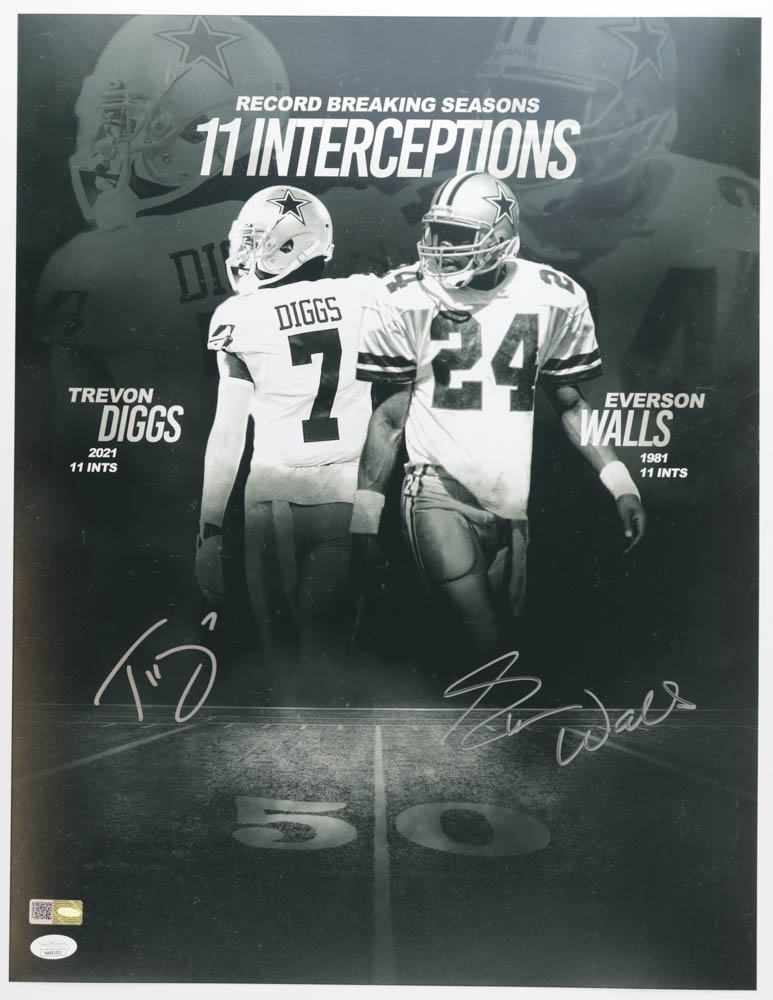 Trevon Diggs & Everson Walls Signed Cowboys 16x20 Photo (JSA & PIA) at PristineAuction.com Trevon Diggs & Everson Walls Signed Cowboys 16x20 Photo (JSA & PIA) at PristineAuction.com