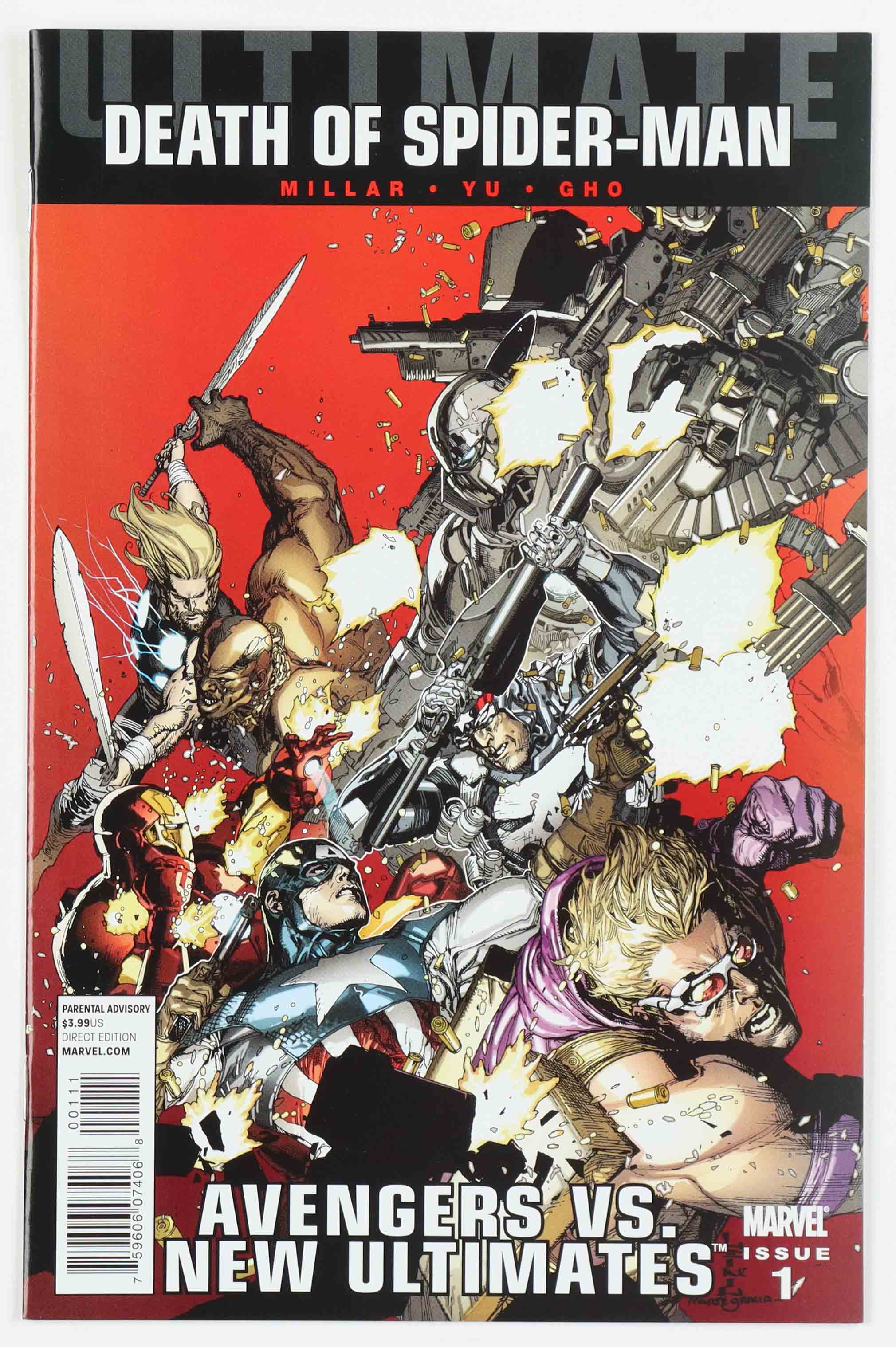 Ultimate Death of Spider-Man Issue #1 Marvel Comic Book (2011) at PristineAuction.com Ultimate Death of Spider-Man Issue #1 Marvel Comic Book (2011) at PristineAuction.com