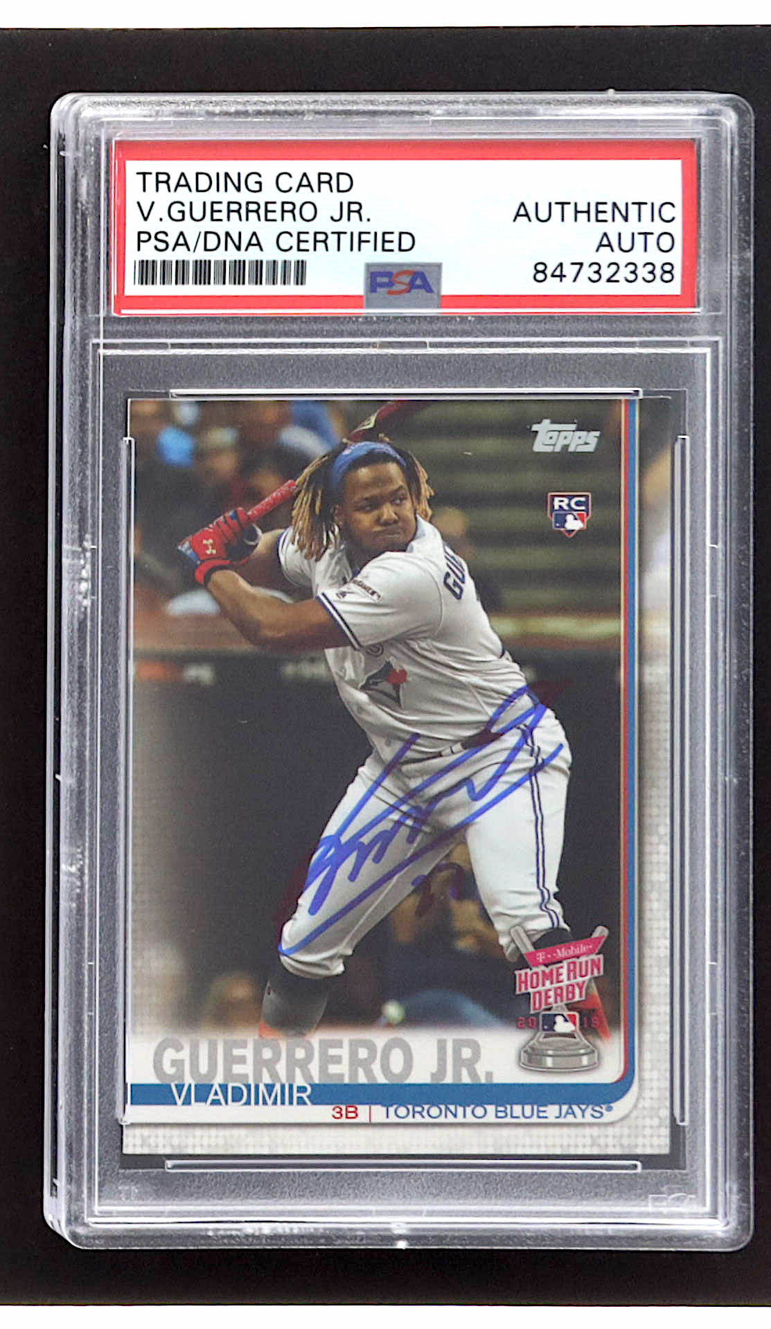 Vladimir Guerrero Jr. Signed 2019 Topps Update #US272 HRD (PSA) at PristineAuction.com Vladimir Guerrero Jr. Signed 2019 Topps Update #US272 HRD (PSA) at PristineAuction.com
