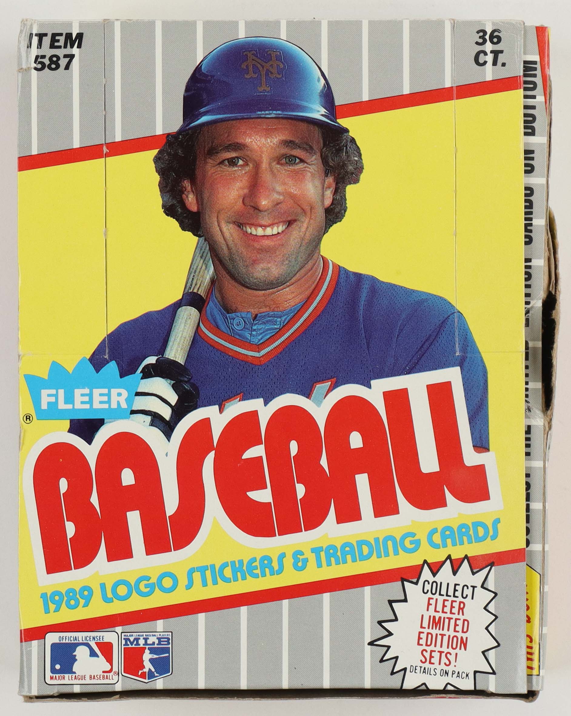 1989 Fleer Baseball Wax Box at PristineAuction.com 1989 Fleer Baseball Wax Box at PristineAuction.com