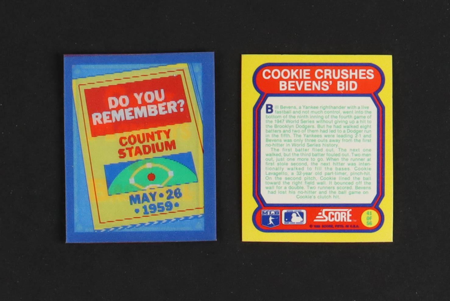 1988 Score Complete Set of (660) Baseball Cards at PristineAuction.com 1988 Score Complete Set of (660) Baseball Cards at PristineAuction.com