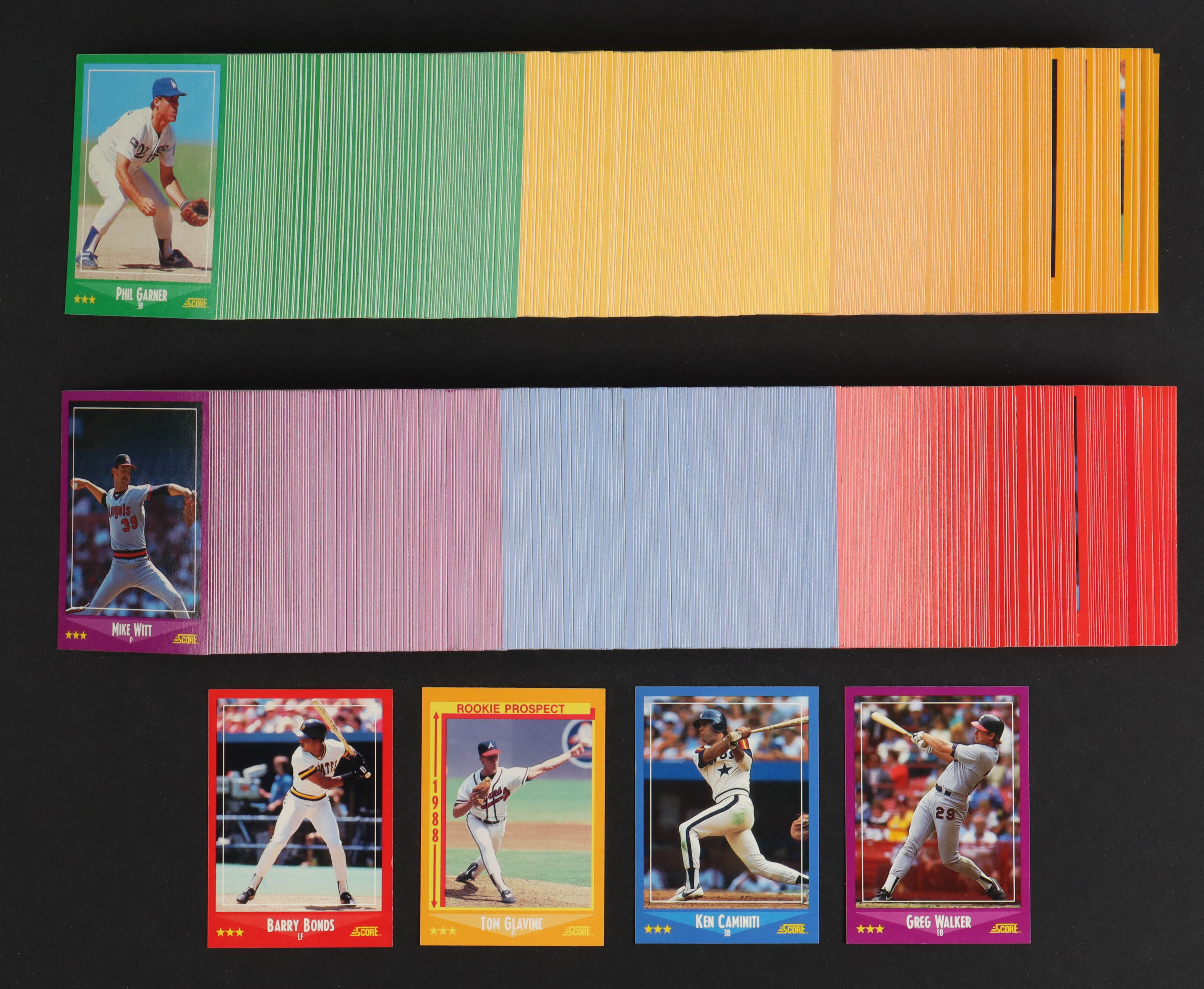 1988 Score Complete Set of (660) Baseball Cards at PristineAuction.com 1988 Score Complete Set of (660) Baseball Cards at PristineAuction.com