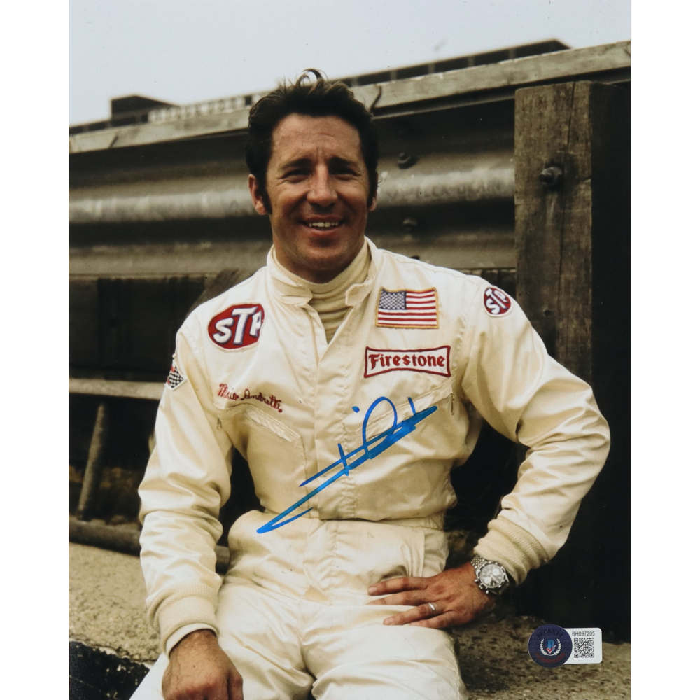 Mario Andretti Signed 8x10 Photo (Beckett) | Pristine Auction