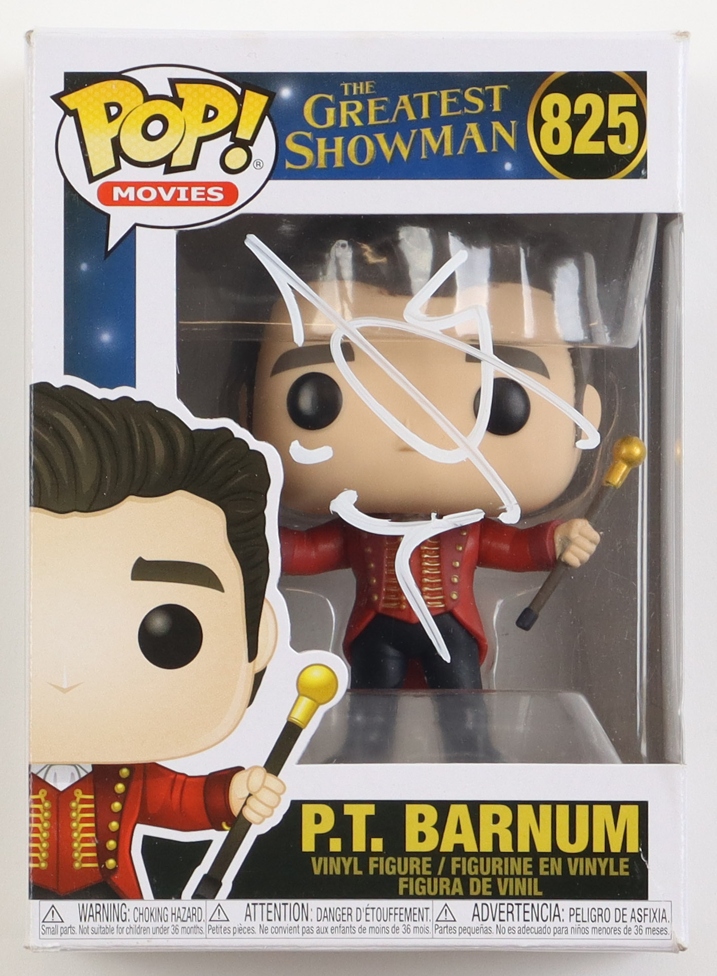 Hugh Jackman Signed "The Greatest Showman" #825 P.T. Barnum Funko Pop! Vinyl Figure (AutographCOA) at PristineAuction.com Hugh Jackman Signed "The Greatest Showman" #825 P.T. Barnum Funko Pop! Vinyl Figure (AutographCOA) at PristineAuction.com