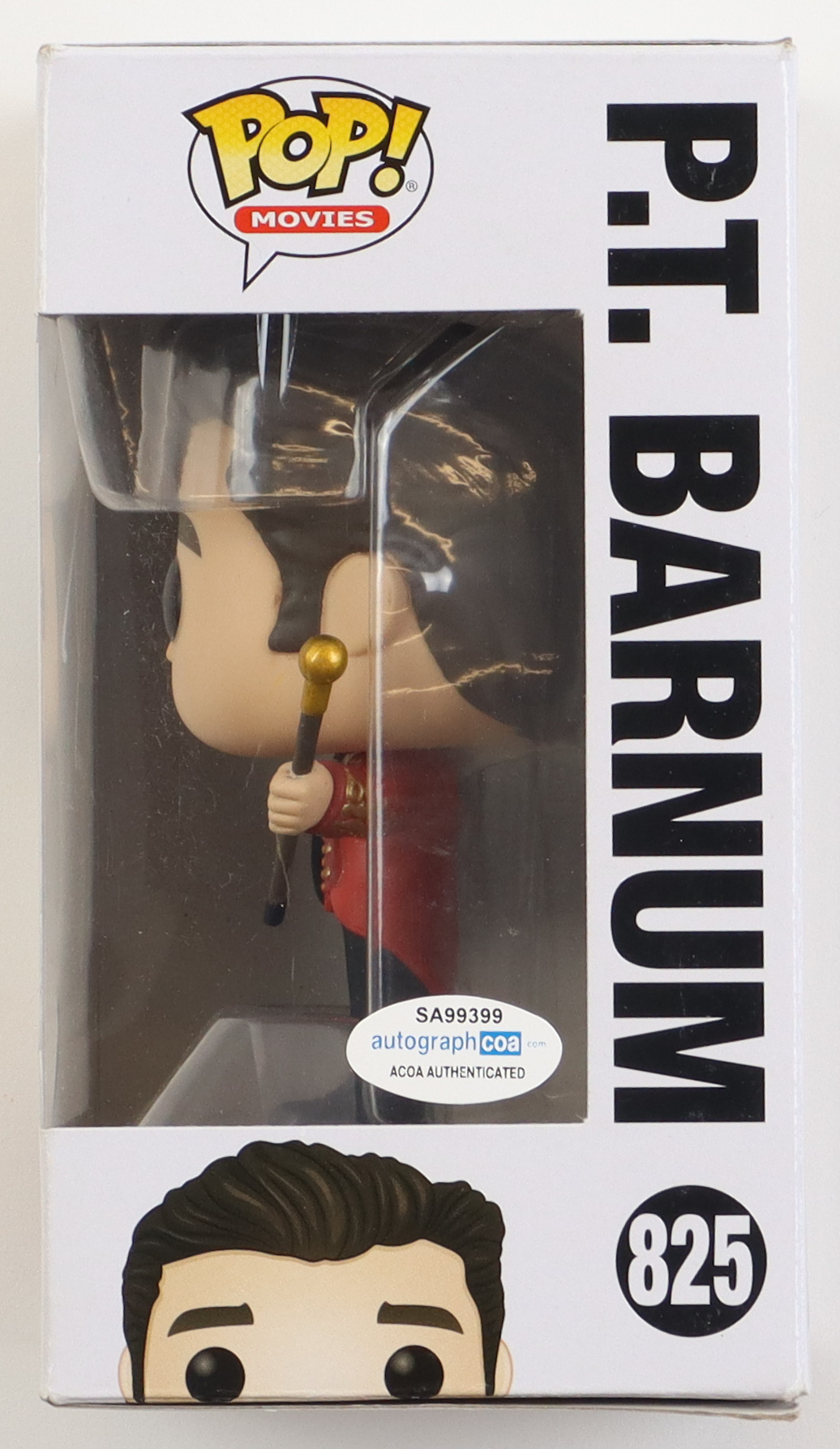 Hugh Jackman Signed "The Greatest Showman" #825 P.T. Barnum Funko Pop! Vinyl Figure (AutographCOA) at PristineAuction.com Hugh Jackman Signed "The Greatest Showman" #825 P.T. Barnum Funko Pop! Vinyl Figure (AutographCOA) at PristineAuction.com