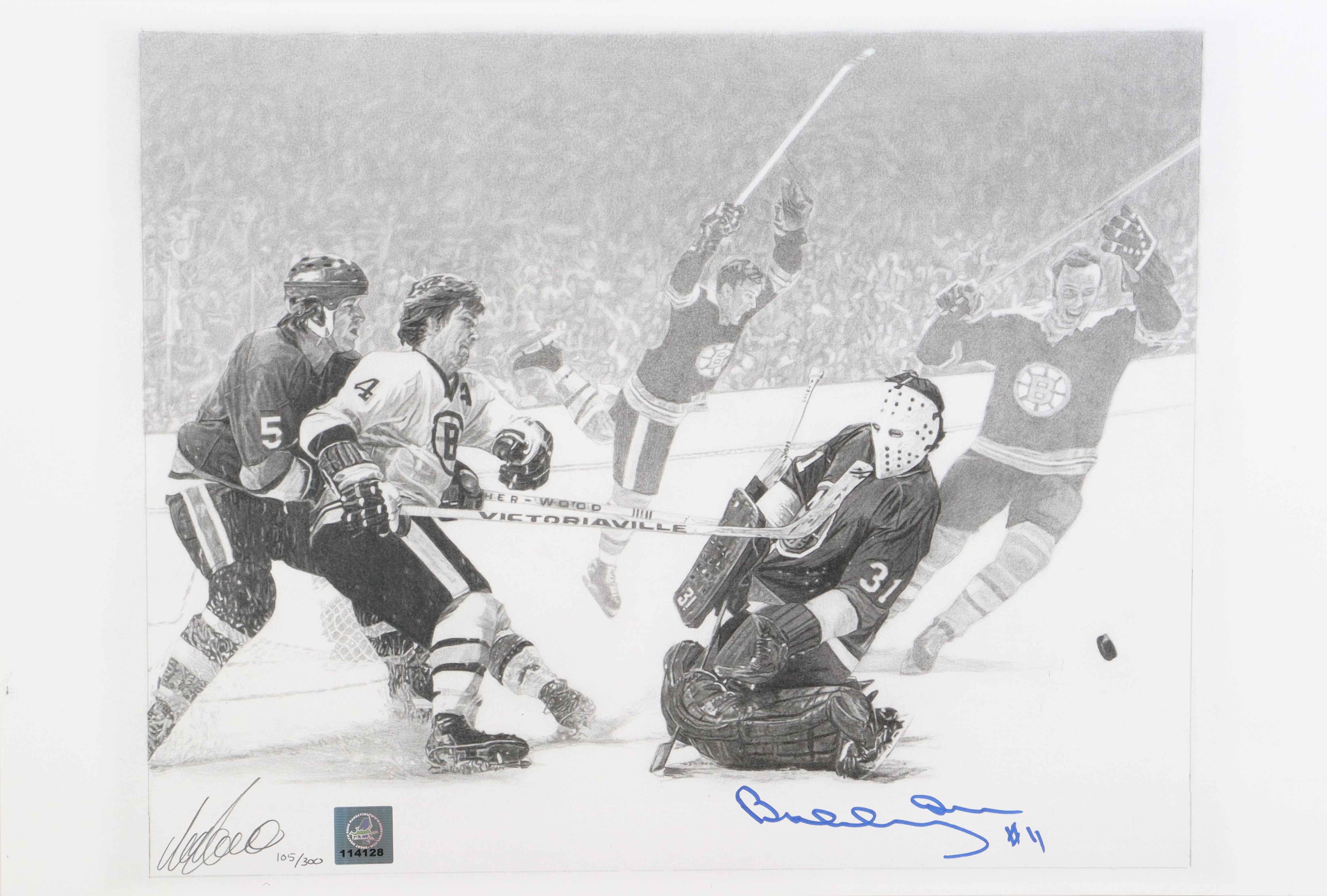 Bobby Orr Signed LE Bruins 11x17 Lithograph (Orr) at PristineAuction.com Bobby Orr Signed LE Bruins 11x17 Lithograph (Orr) at PristineAuction.com